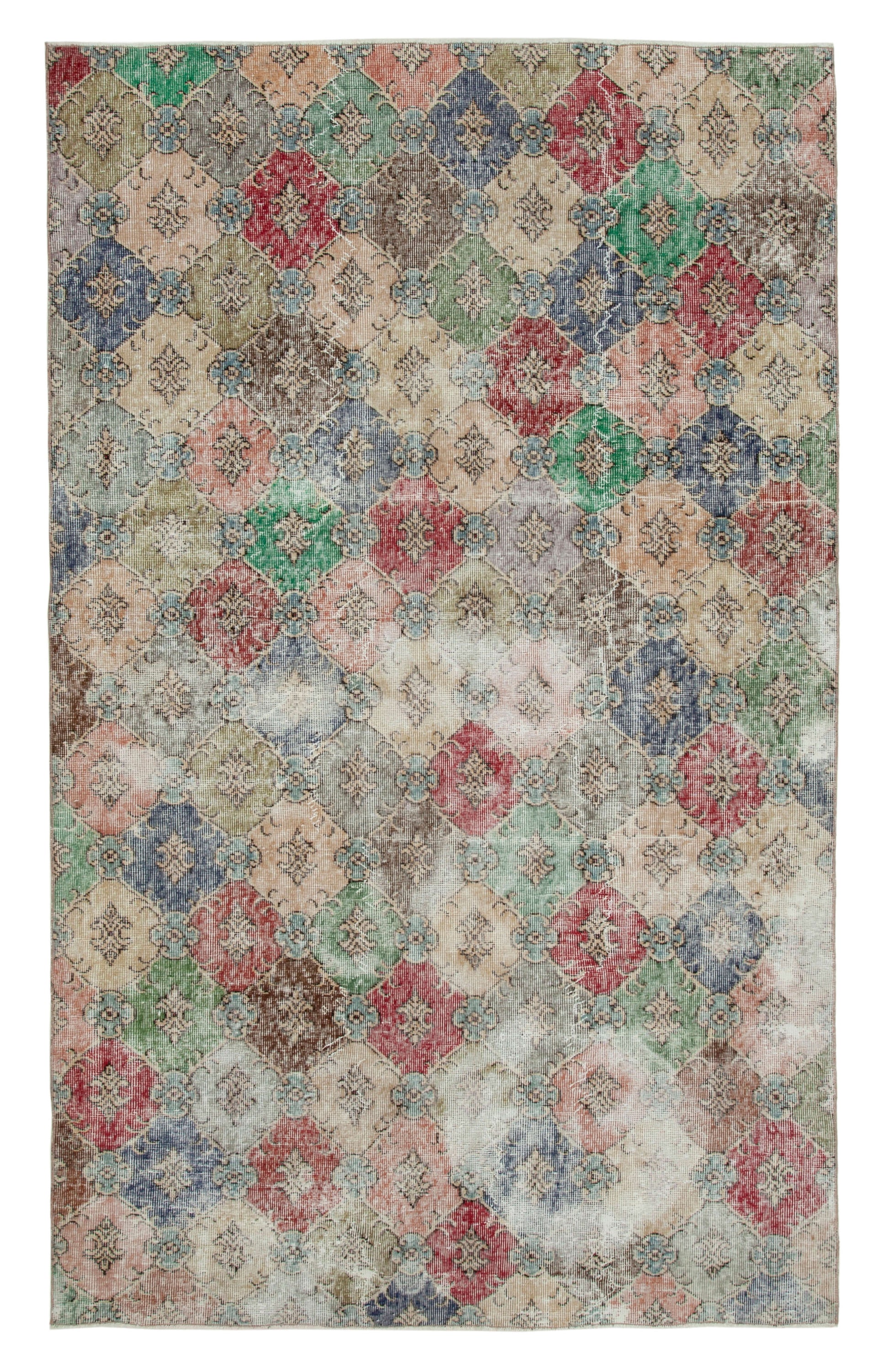 6x9 Beige Bohemian Rug  - 29948