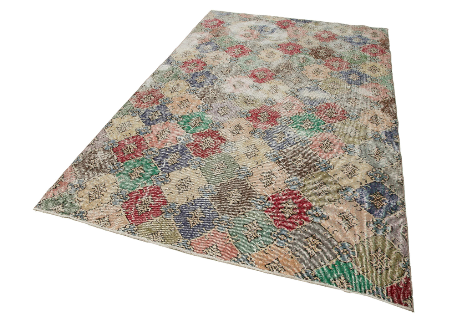 6x9 Beige Bohemian Rug  - 29948