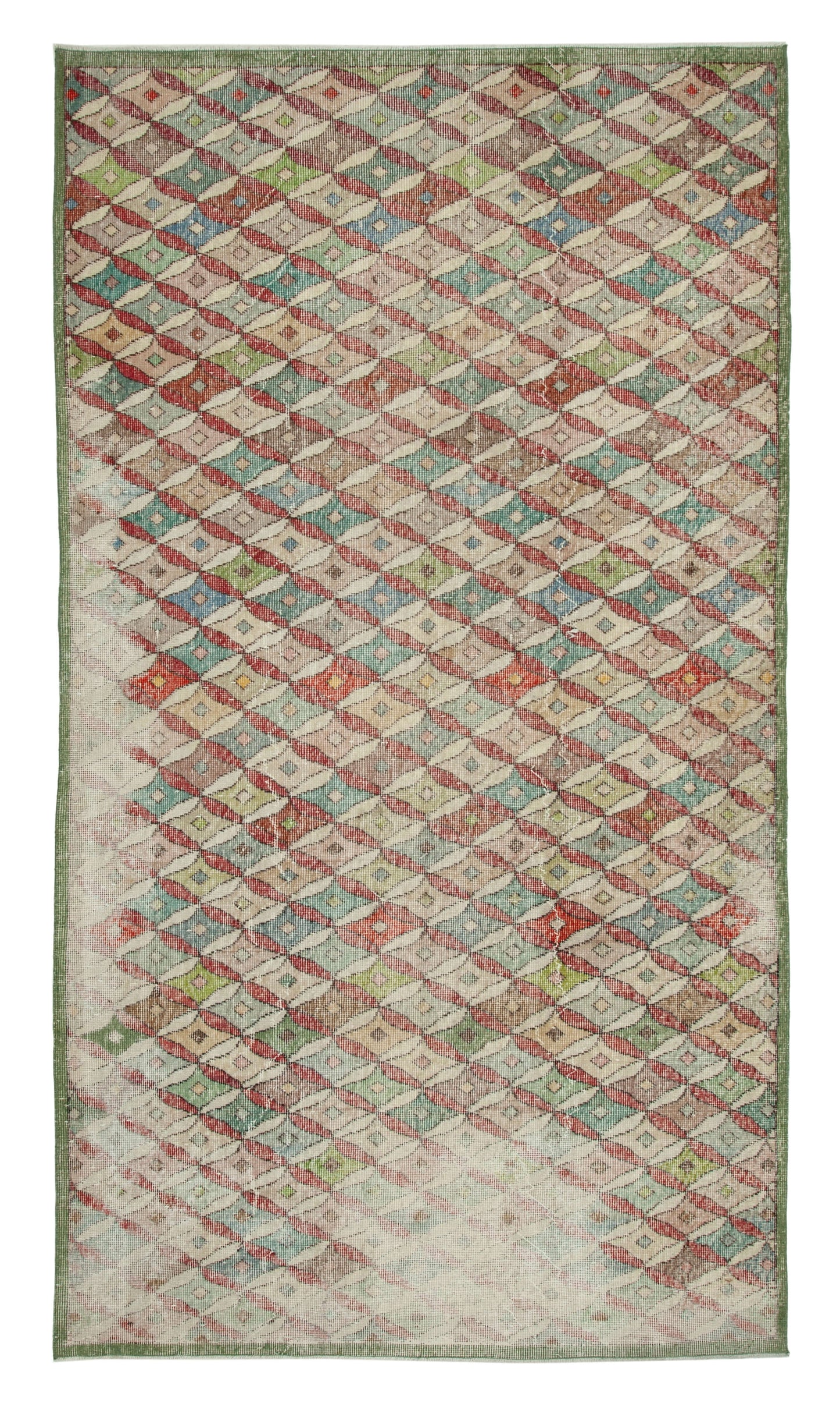 5x9 Beige Bohemian Rug  - 29963