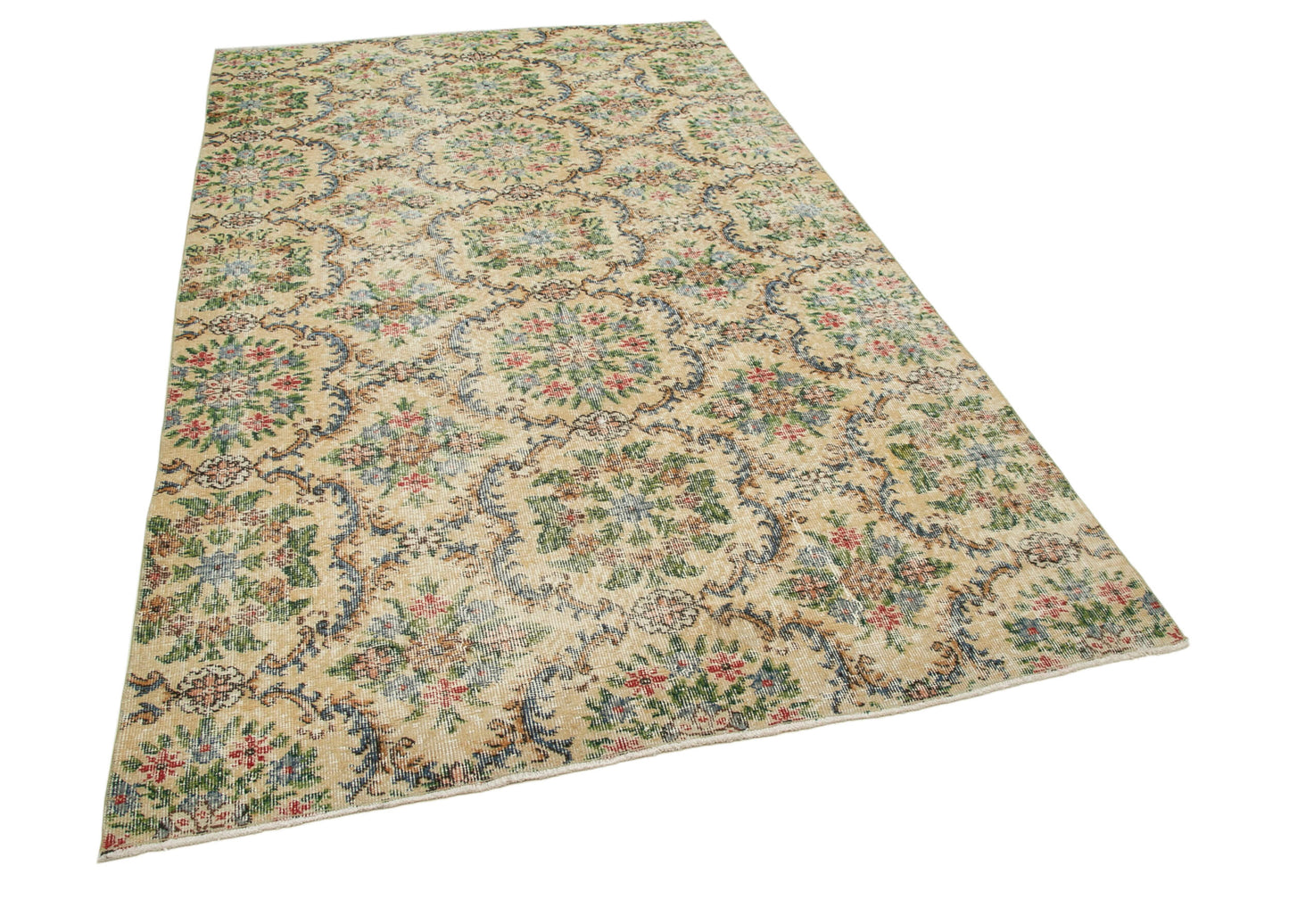 5x9 Beige Bohemian Rug  - 29987