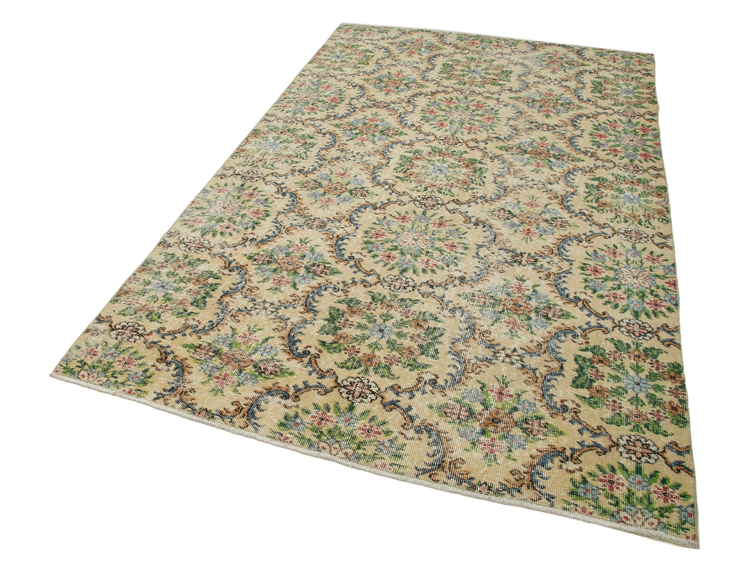 5x9 Beige Bohemian Rug  - 29987