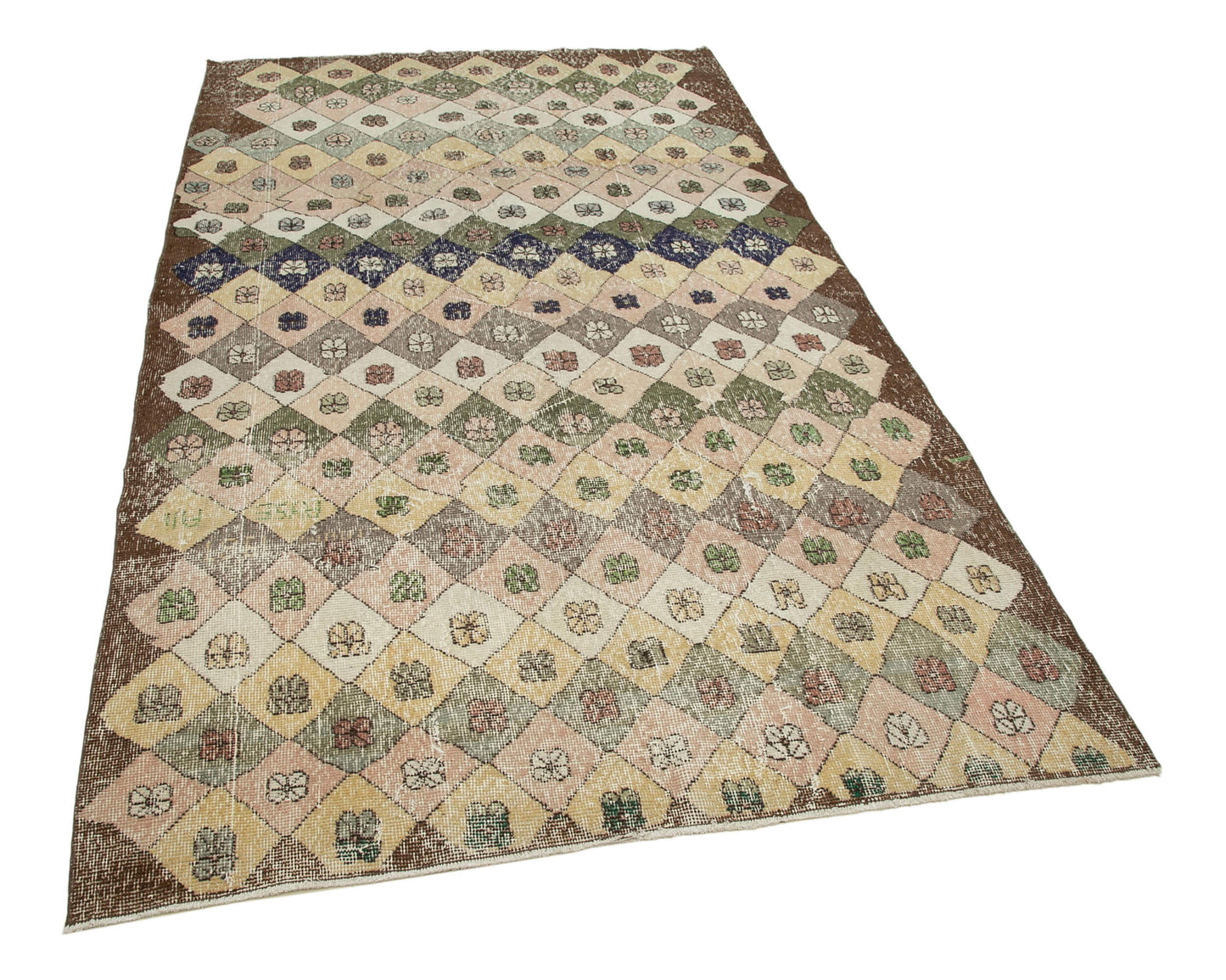 5x9 Beige Bohemian Rug  - 29993