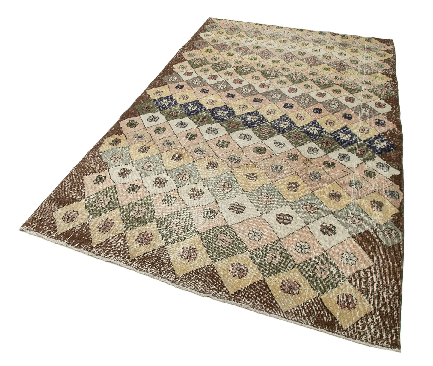 5x9 Beige Bohemian Rug  - 29993