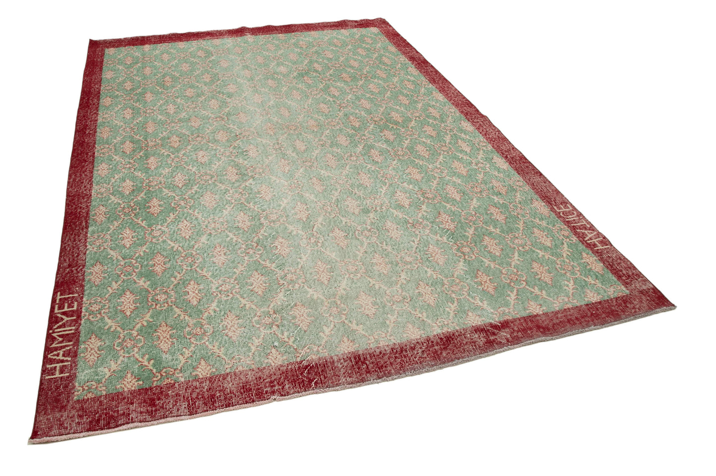 6x9 Green Bohemian Rug  - 29995