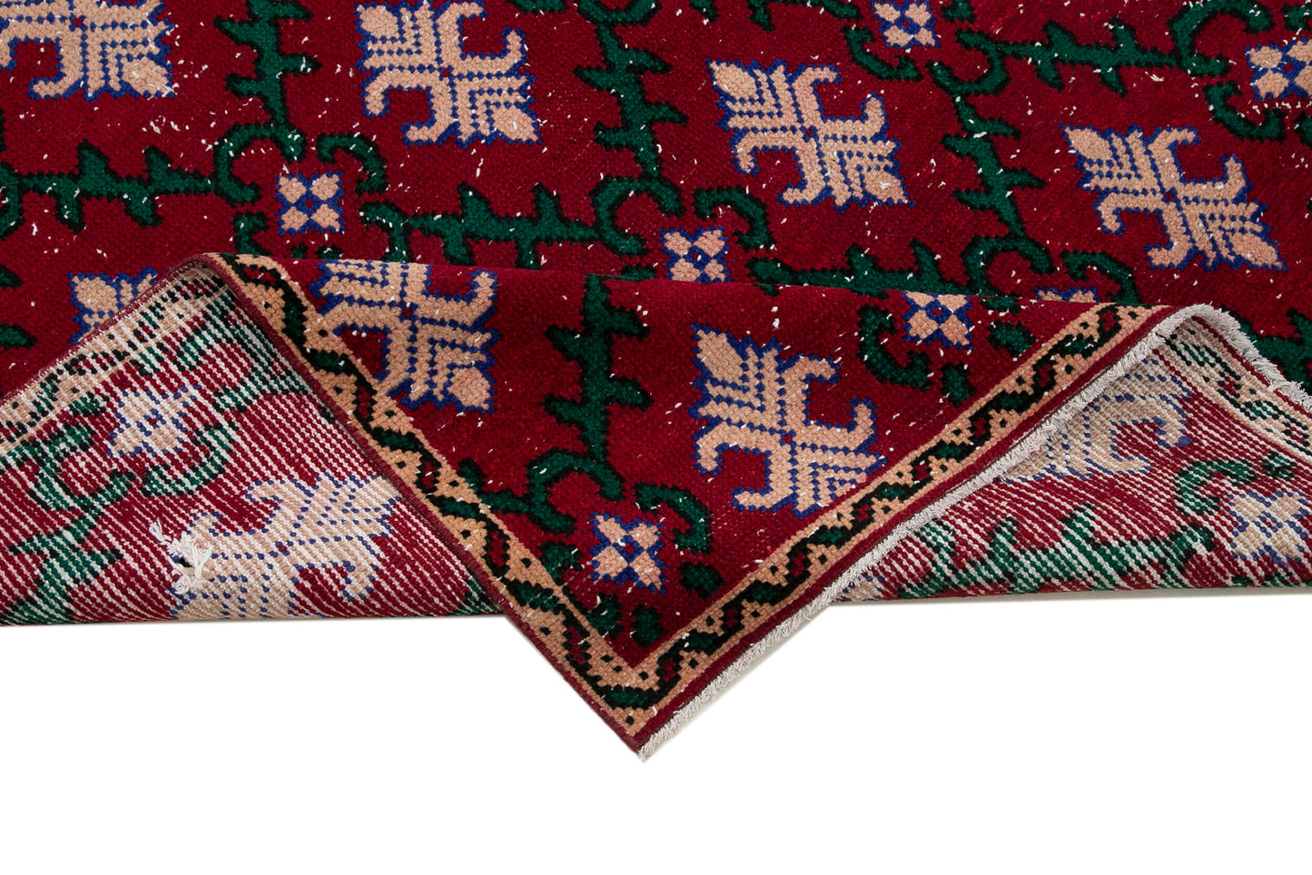 6x10 Red Bohemian Rug  - 30004