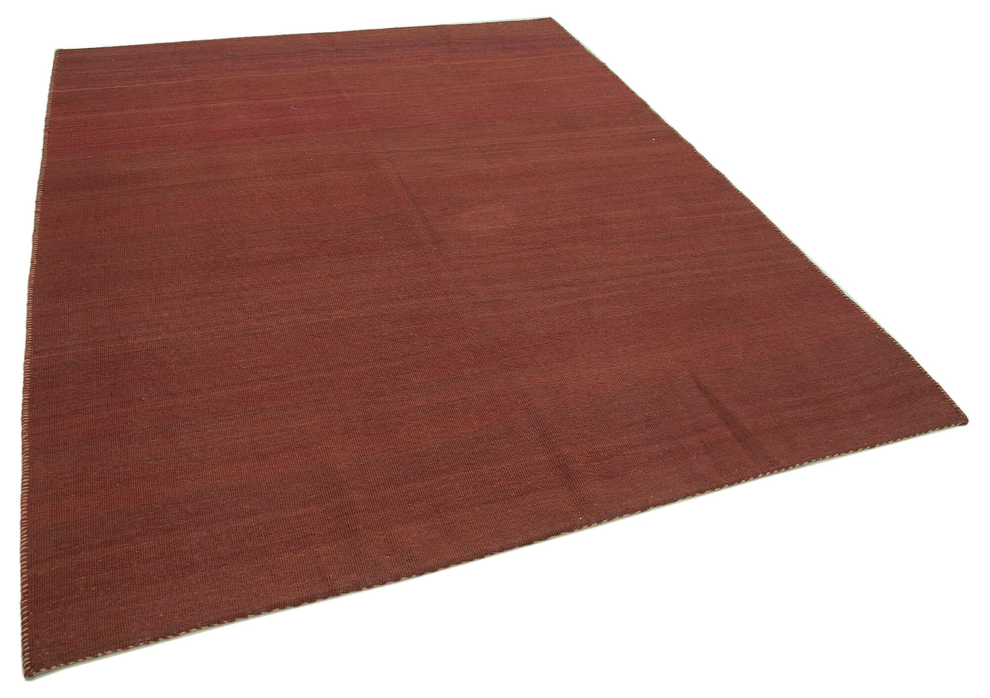 7x8 Red Contemporary Kilim Rug - 30101