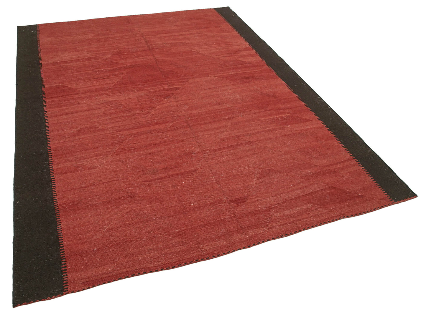 6x8 Red Contemporary Kilim Rug - 30102