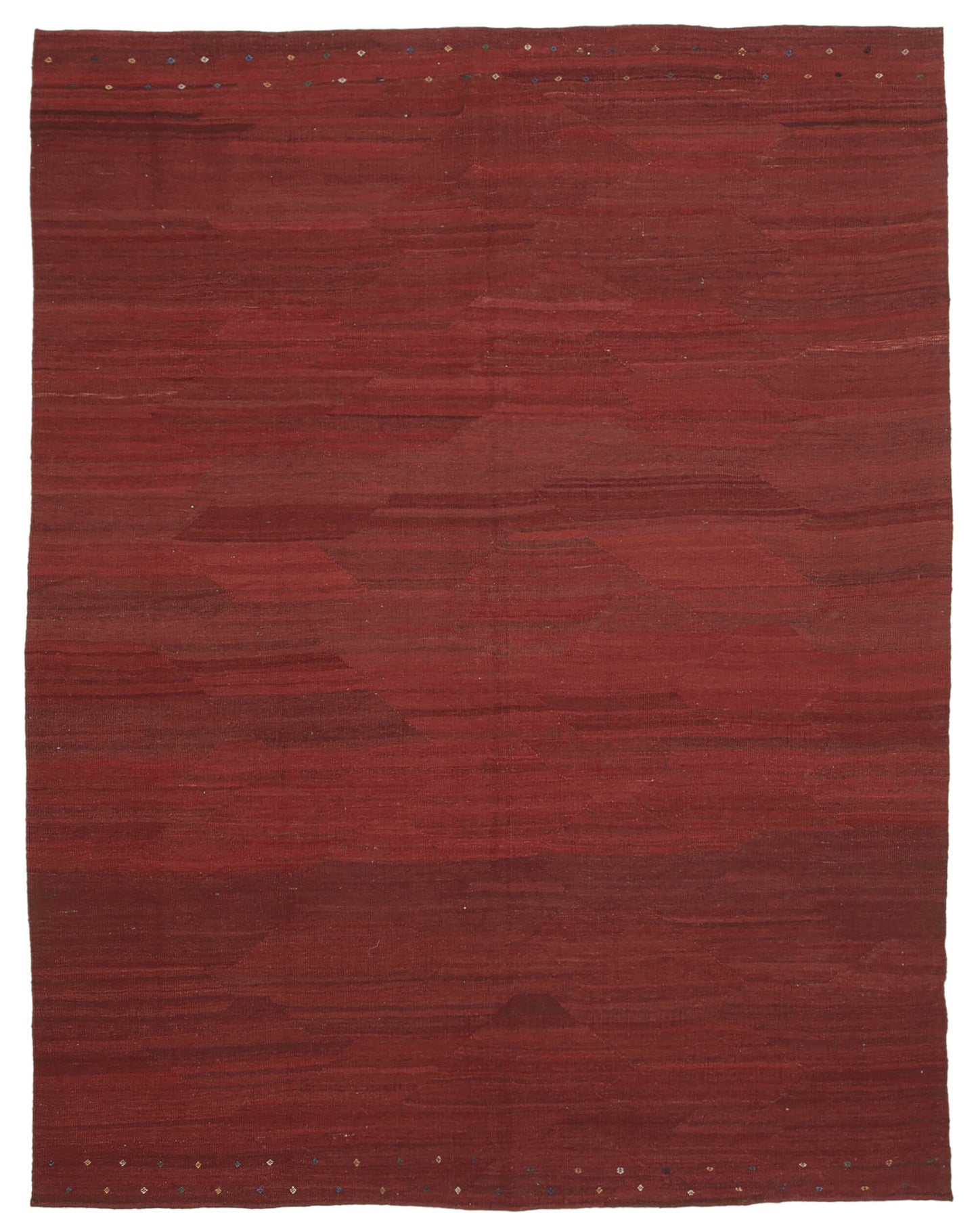 9x11 Red Contemporary Kilim Rug - 30200