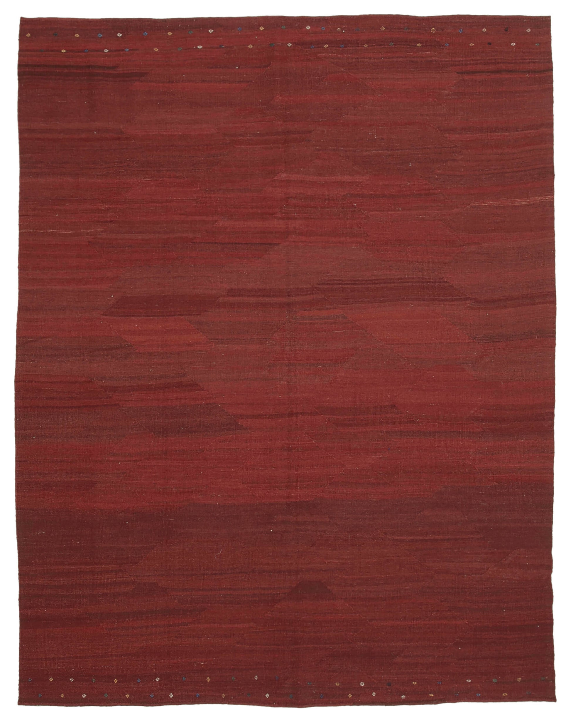 9x11 Red Contemporary Kilim Rug - 30200