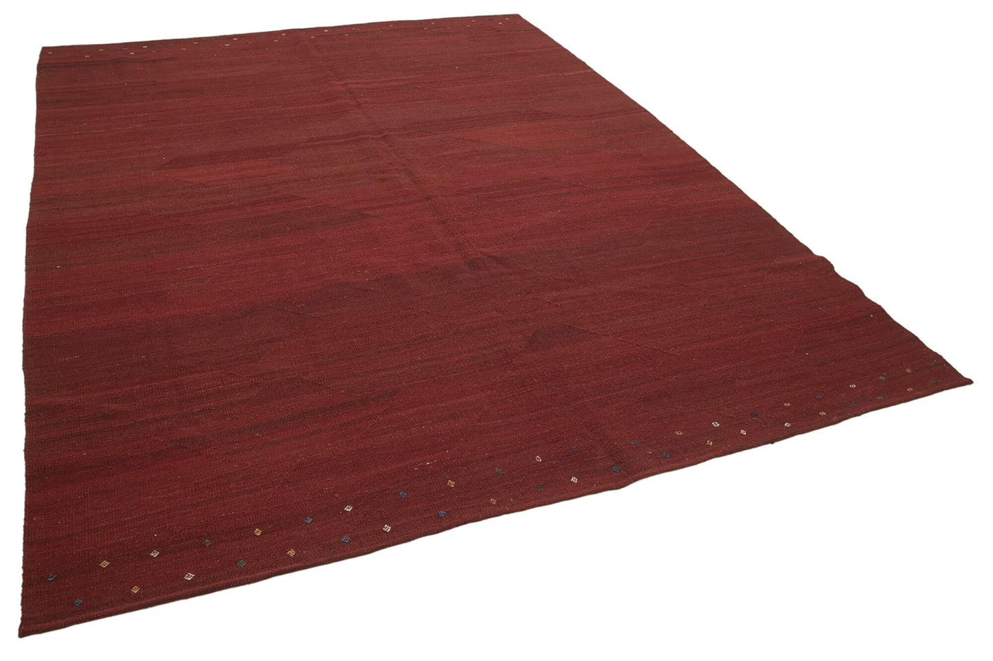 9x11 Red Contemporary Kilim Rug - 30200