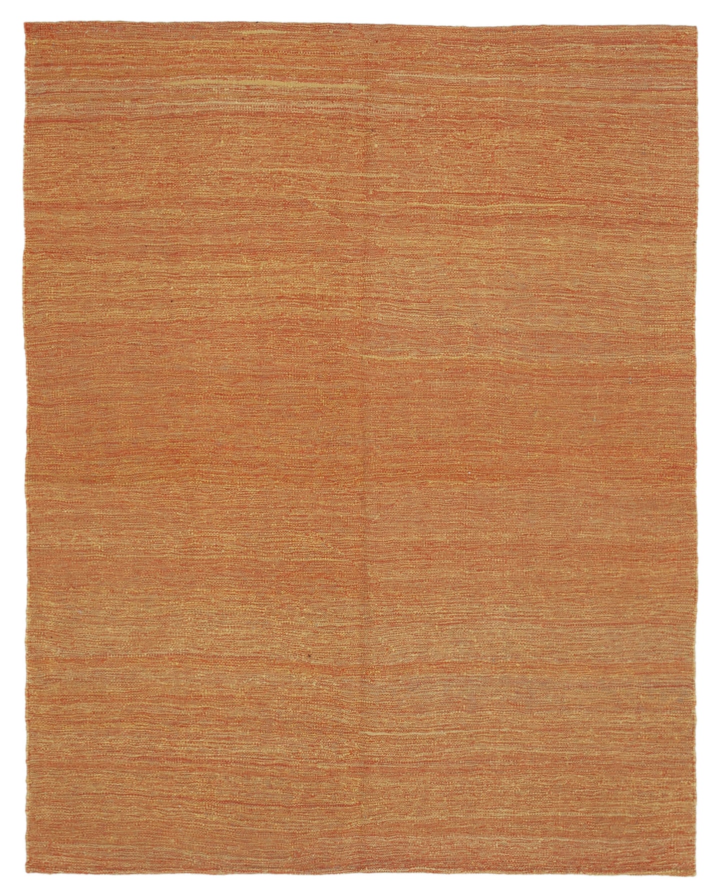 5x7 Orange Contemporary Kilim Rug - 30214