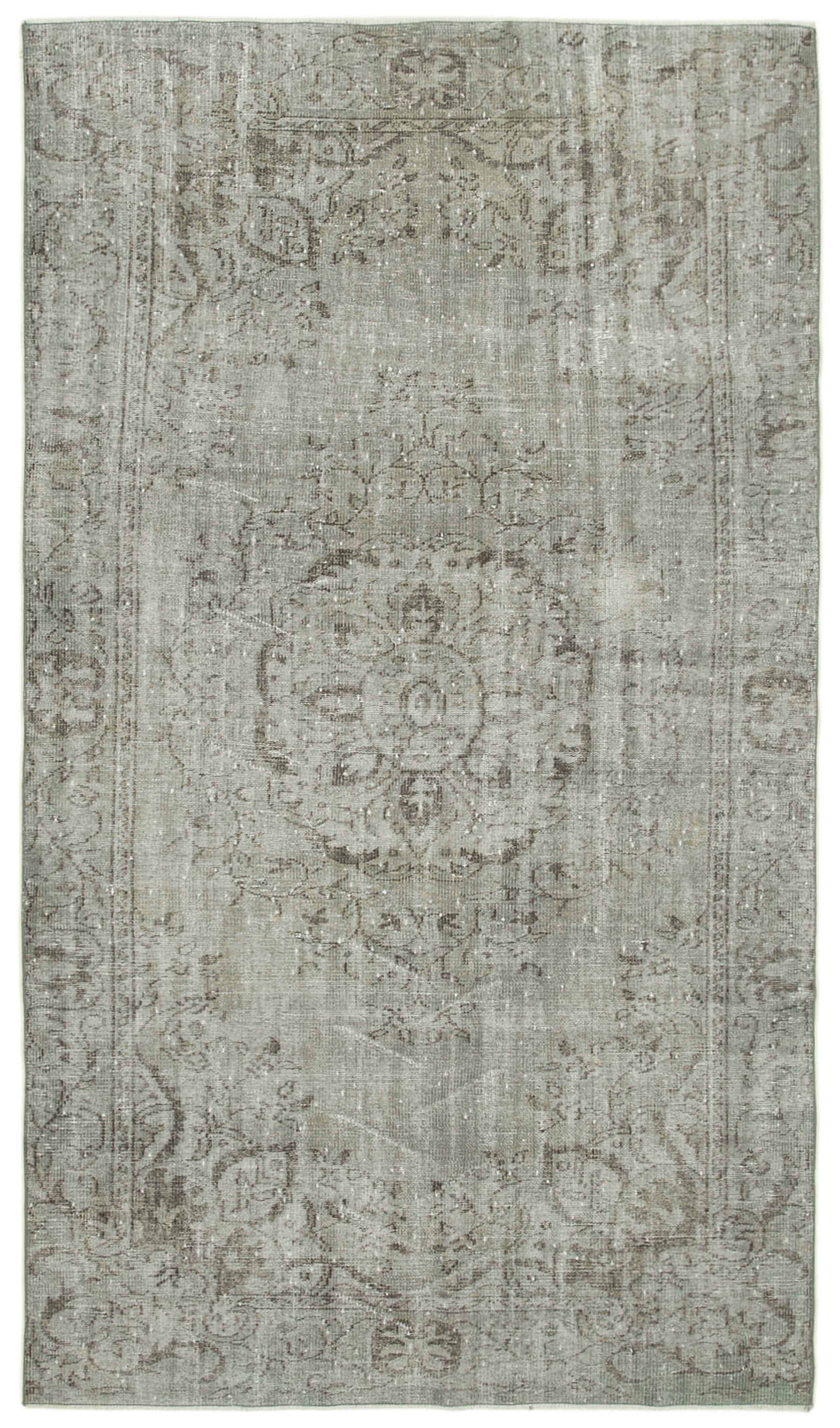 5x9 Grey Overdyed Rug - 30635