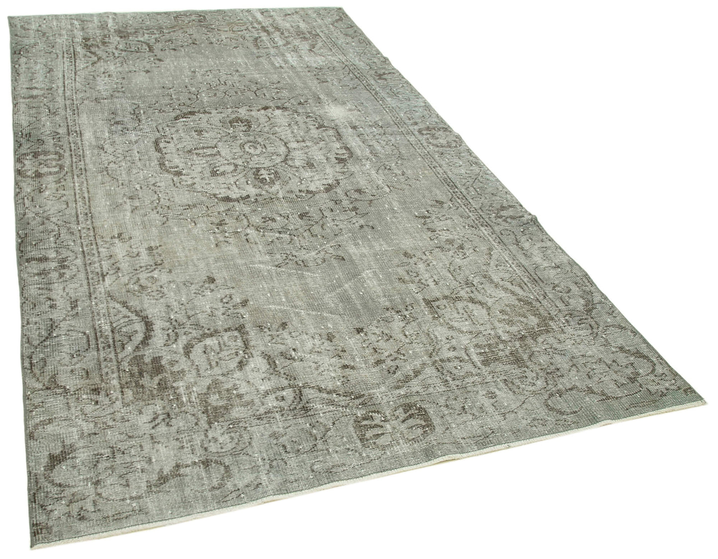 5x9 Grey Overdyed Rug - 30635