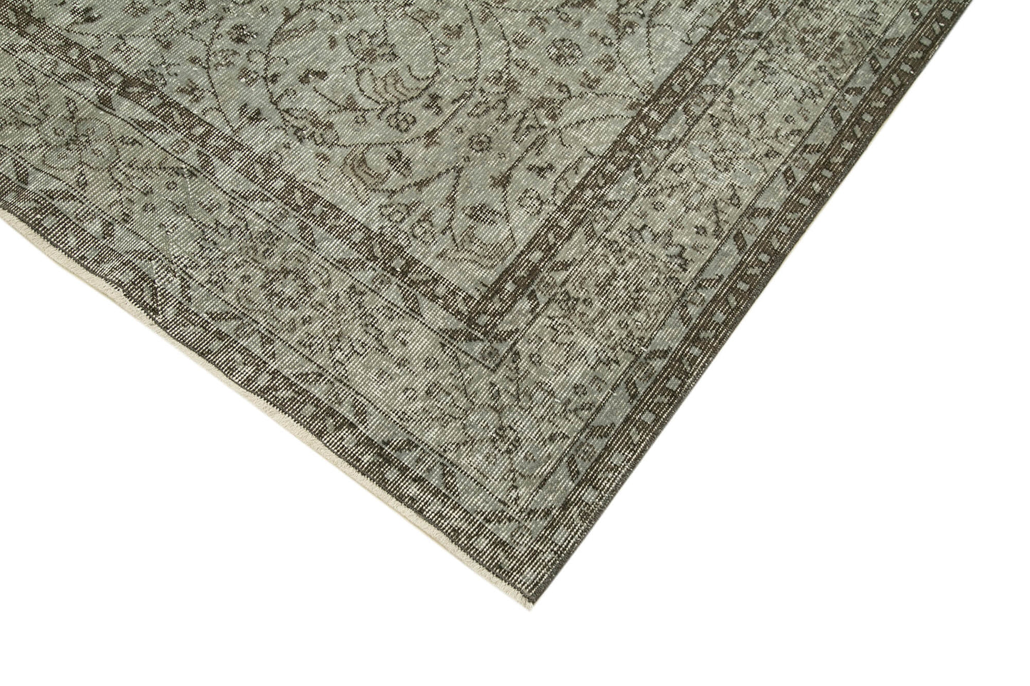 5x9 Grey Overdyed Rug - 30644