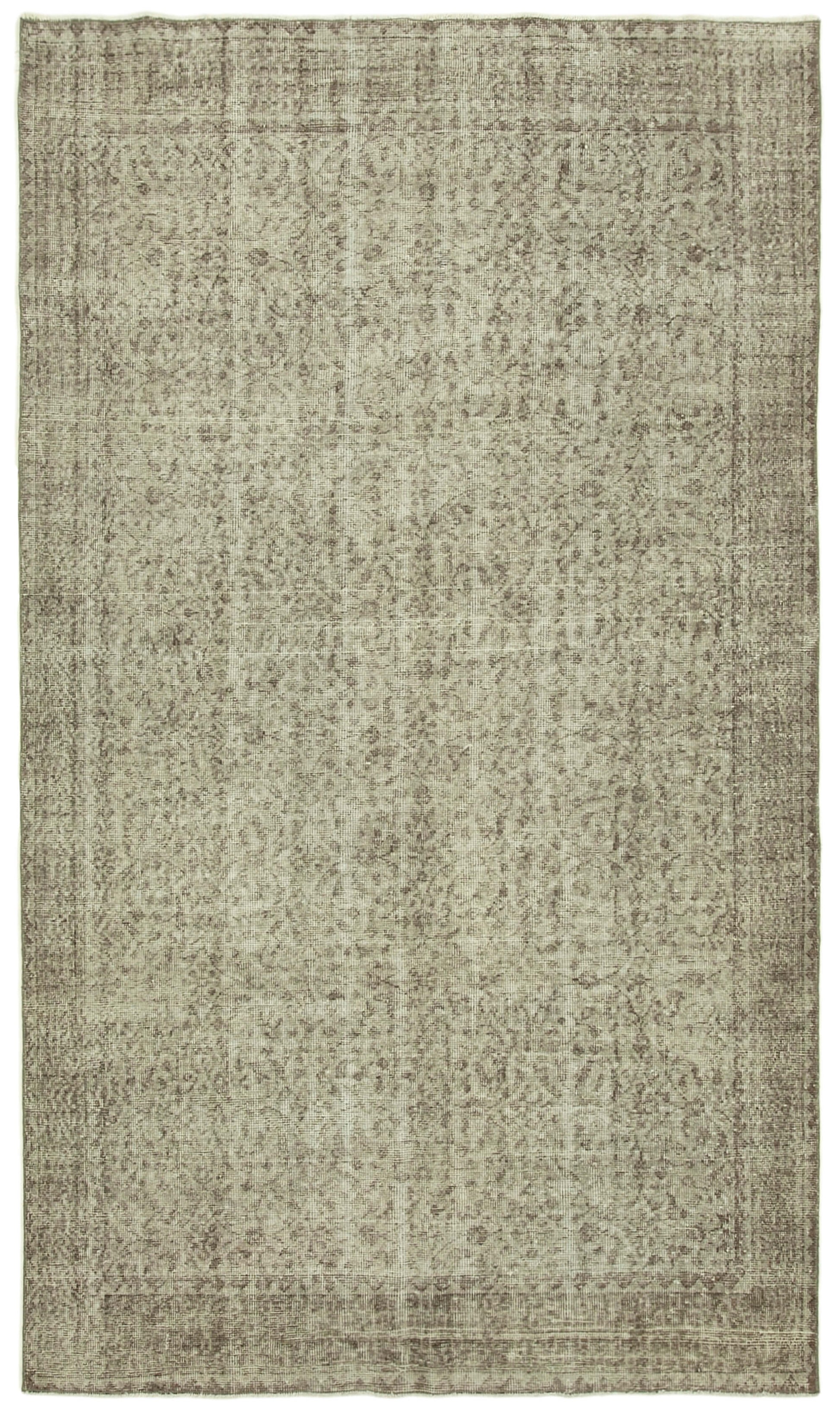 5x9 Brown Overdyed Rug - 30743