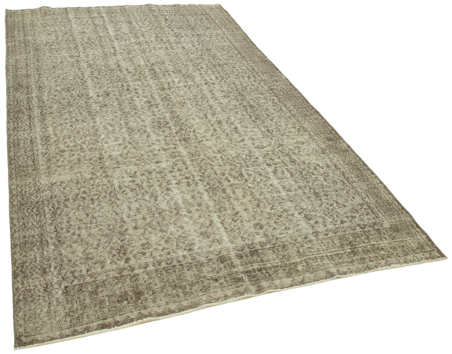 5x9 Brown Overdyed Rug - 30743