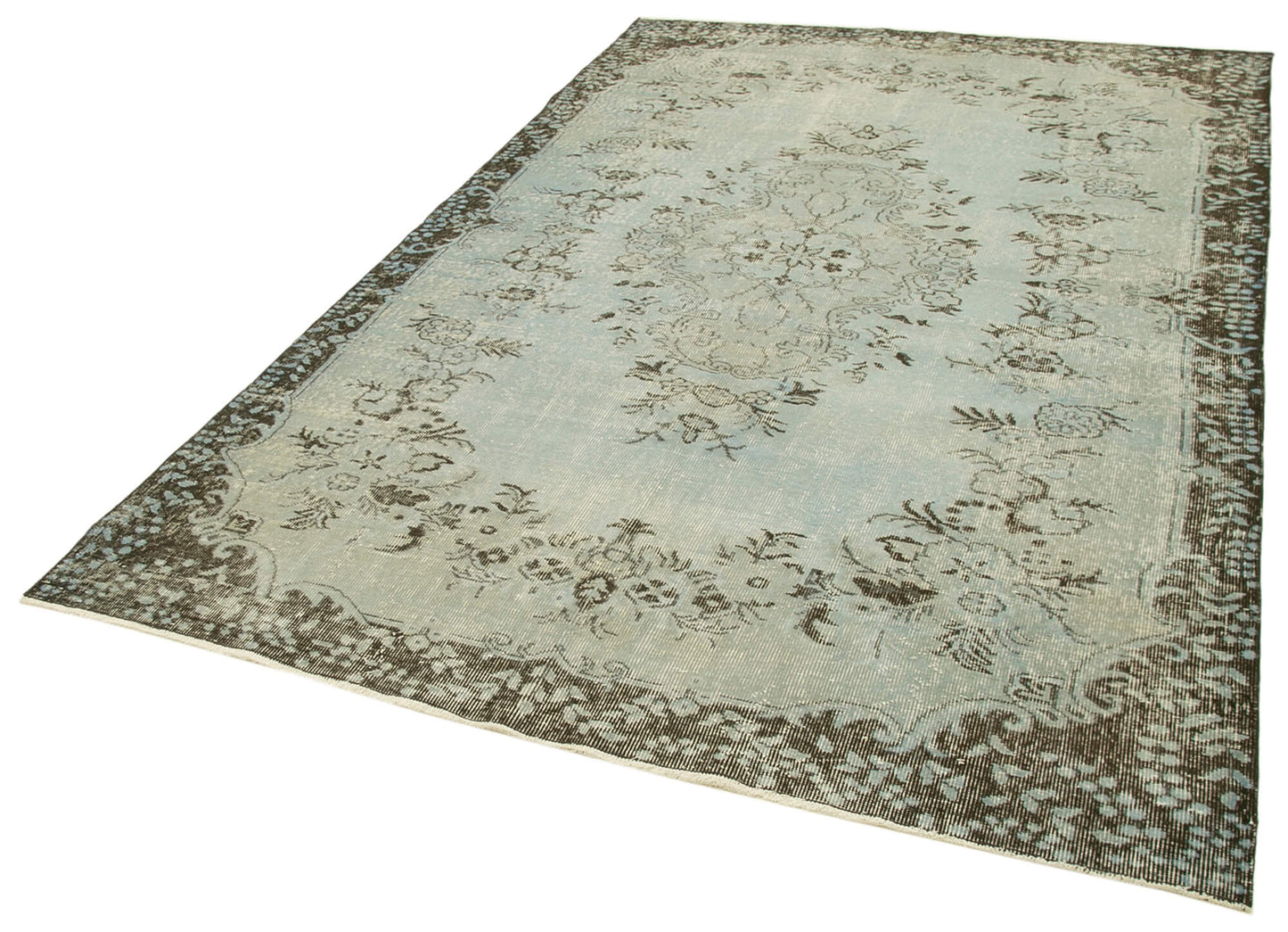 6x9 Blue Overdyed Rug - 30771