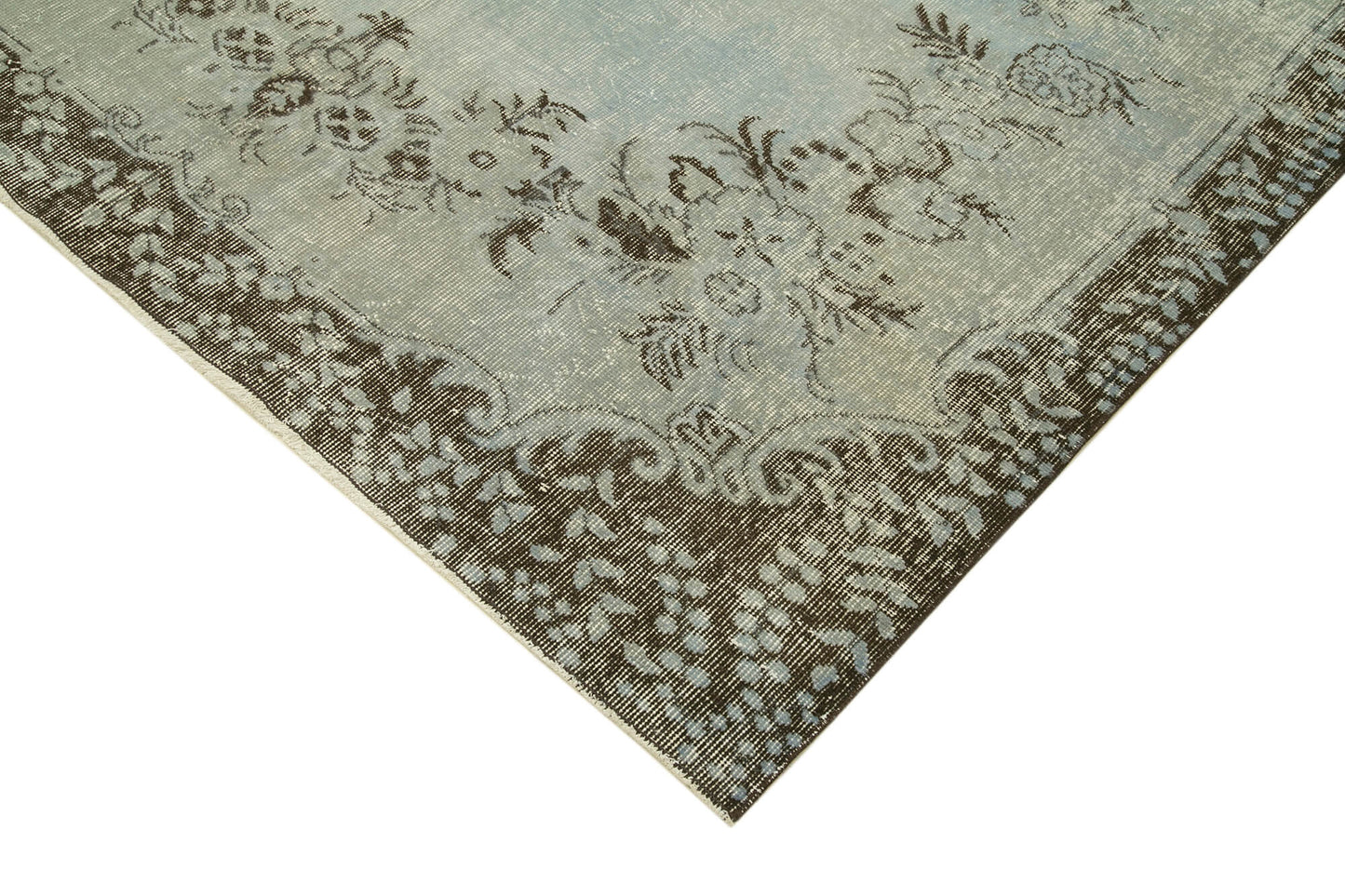 6x9 Blue Overdyed Rug - 30771