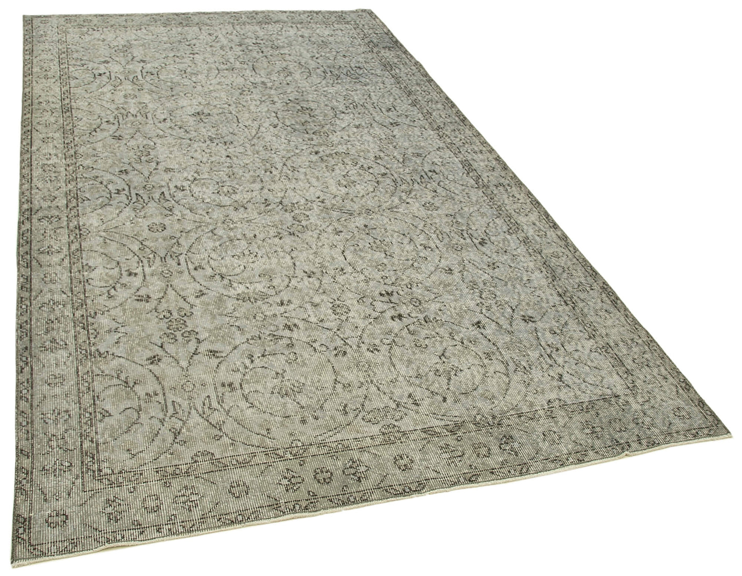 5x9 Grey Overdyed Rug - 30803