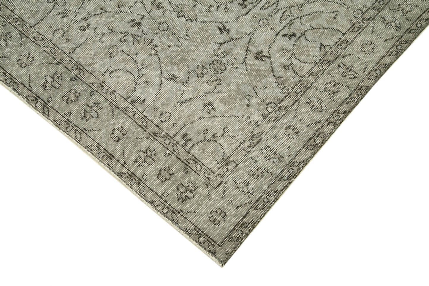 5x9 Grey Overdyed Rug - 30803