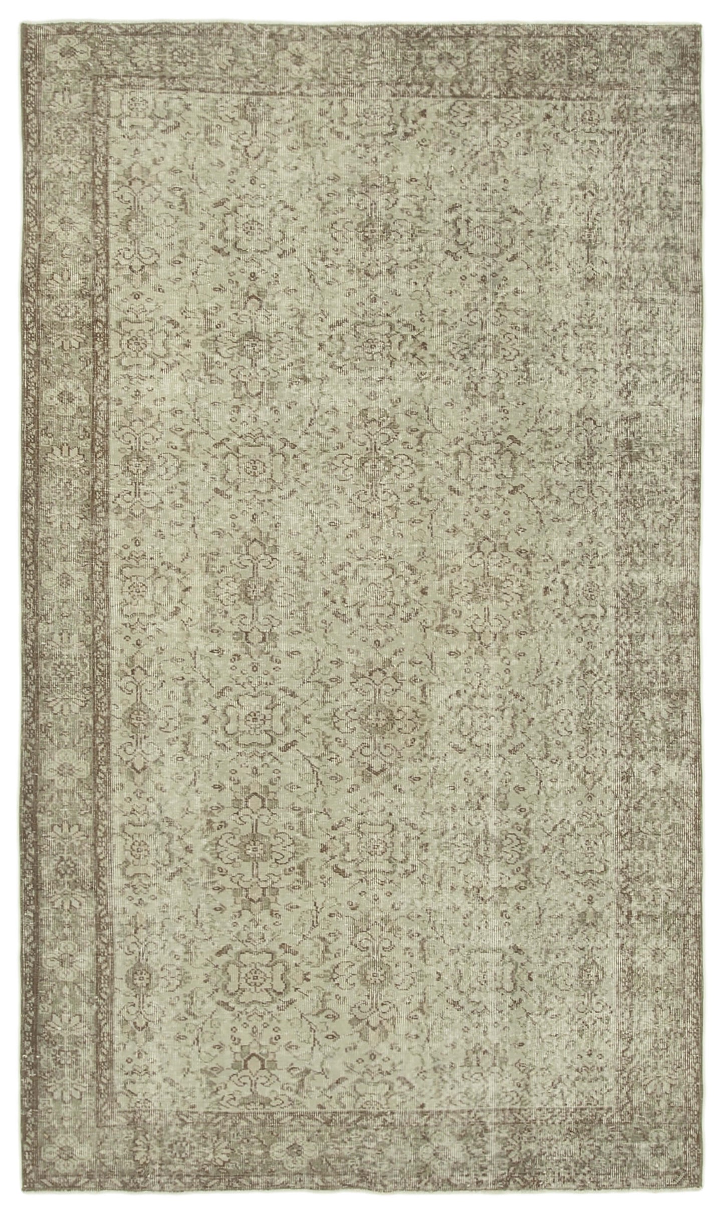 5x9 Grey Overdyed Rug - 30865