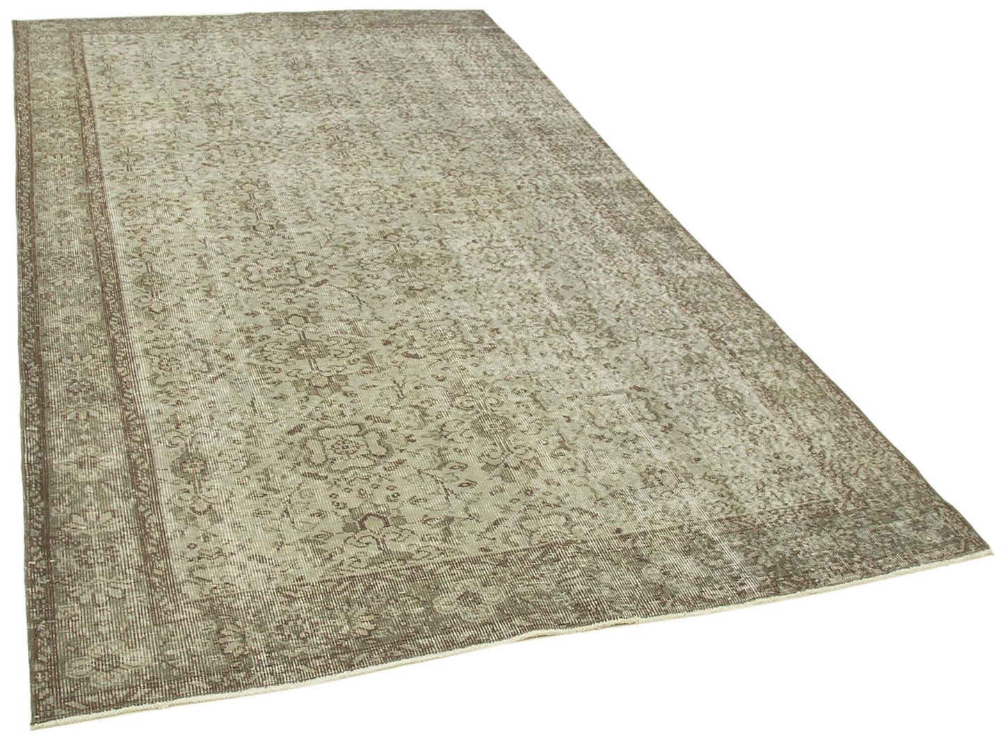 5x9 Grey Overdyed Rug - 30865