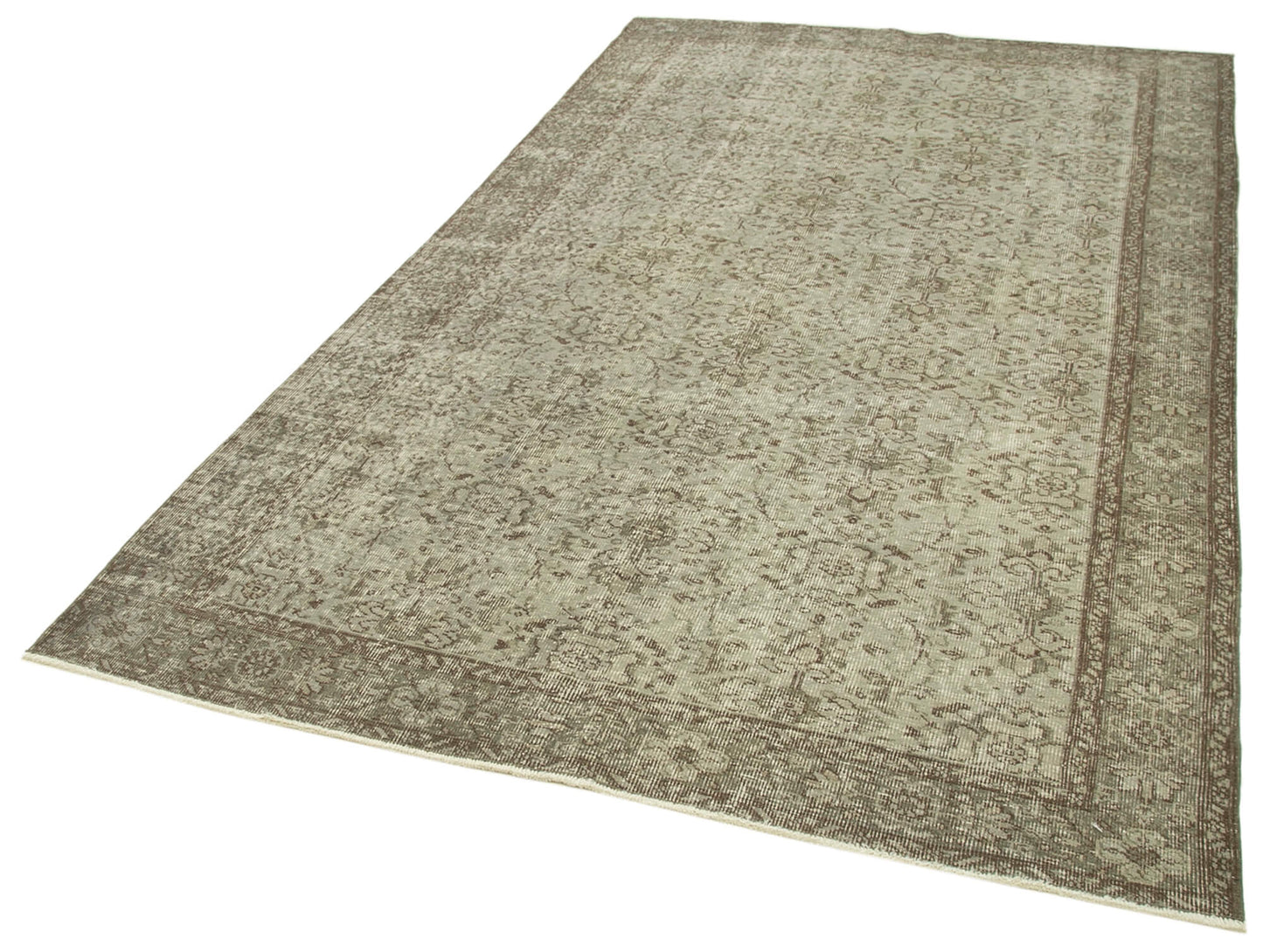 5x9 Grey Overdyed Rug - 30865