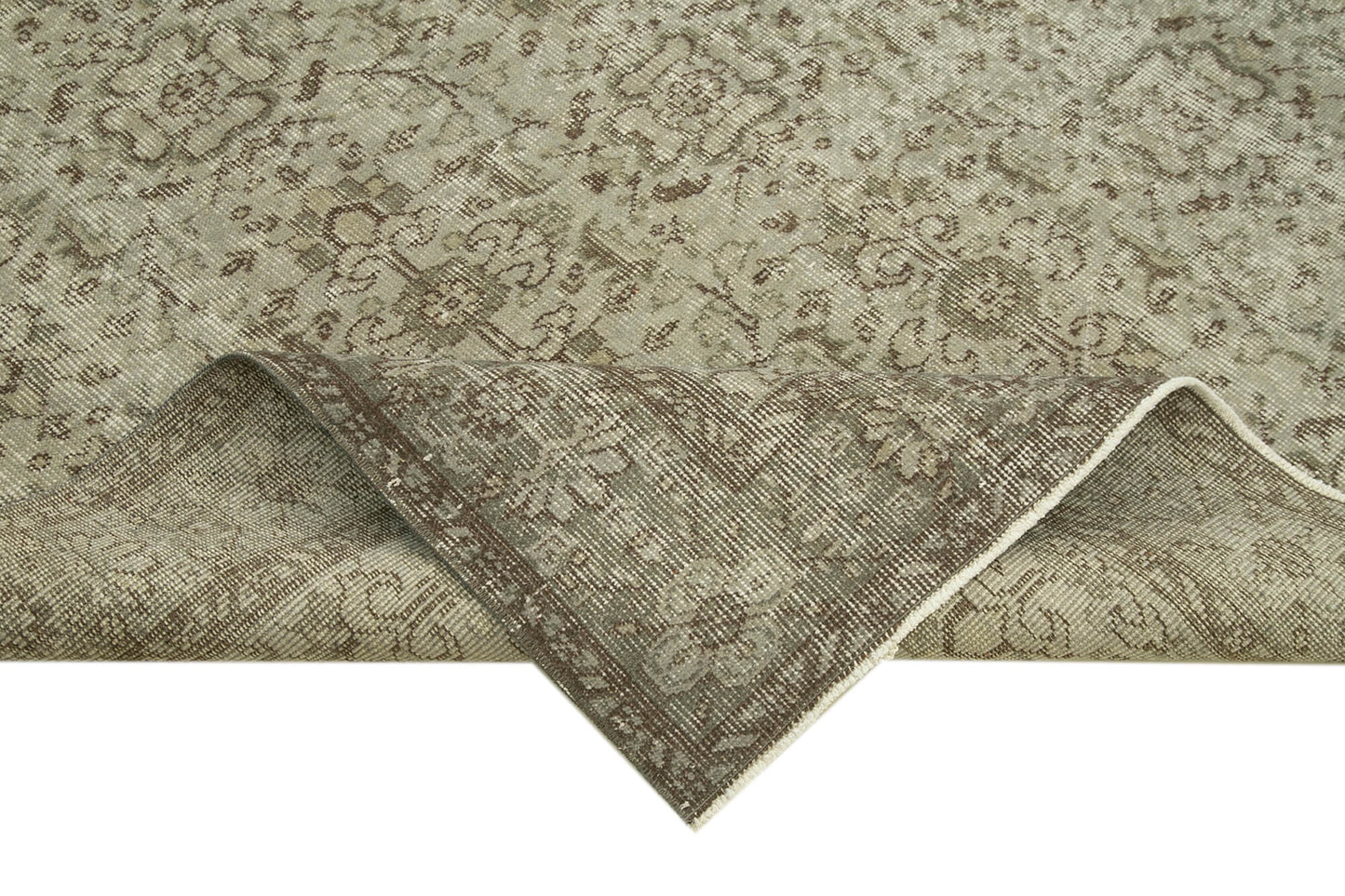 5x9 Grey Overdyed Rug - 30865