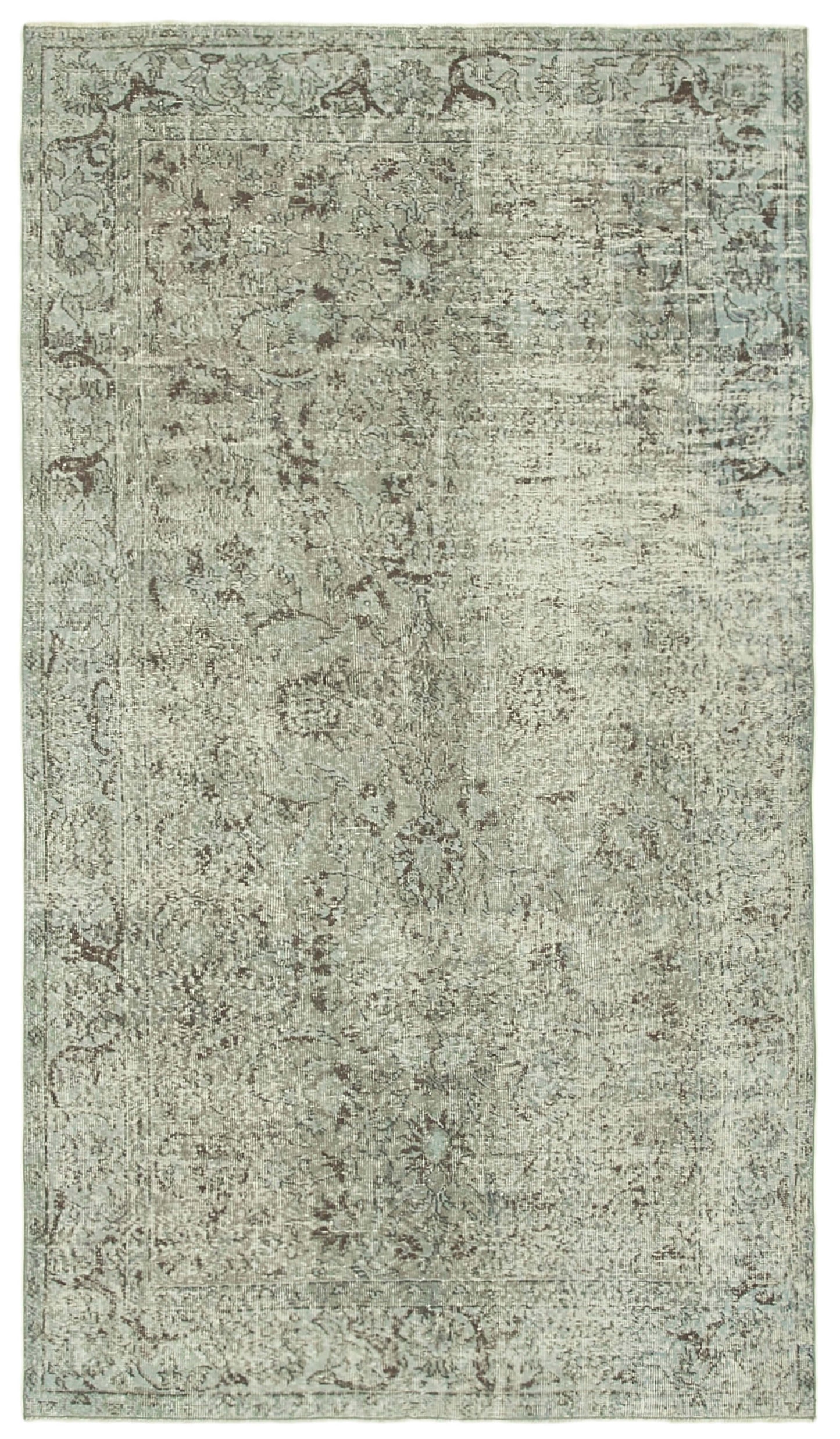 5x8 Grey Overdyed Rug - 30876