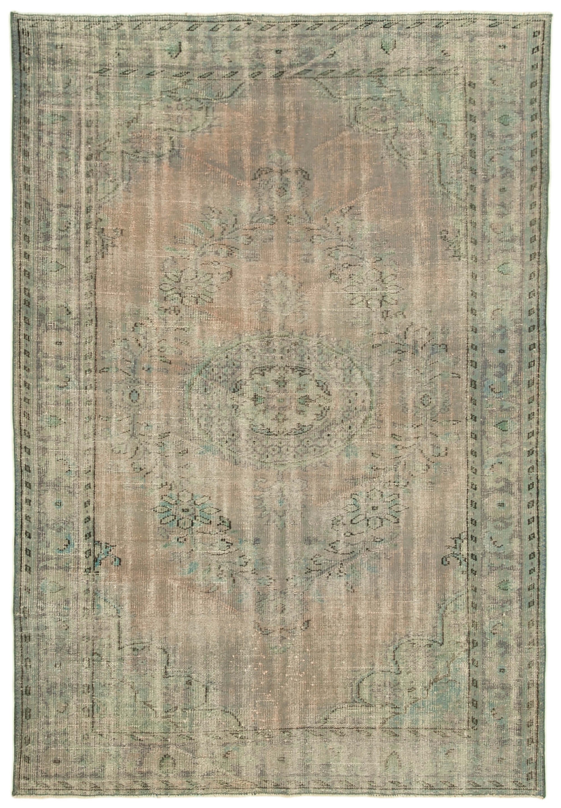 6x8 Blue Overdyed Rug - 30919