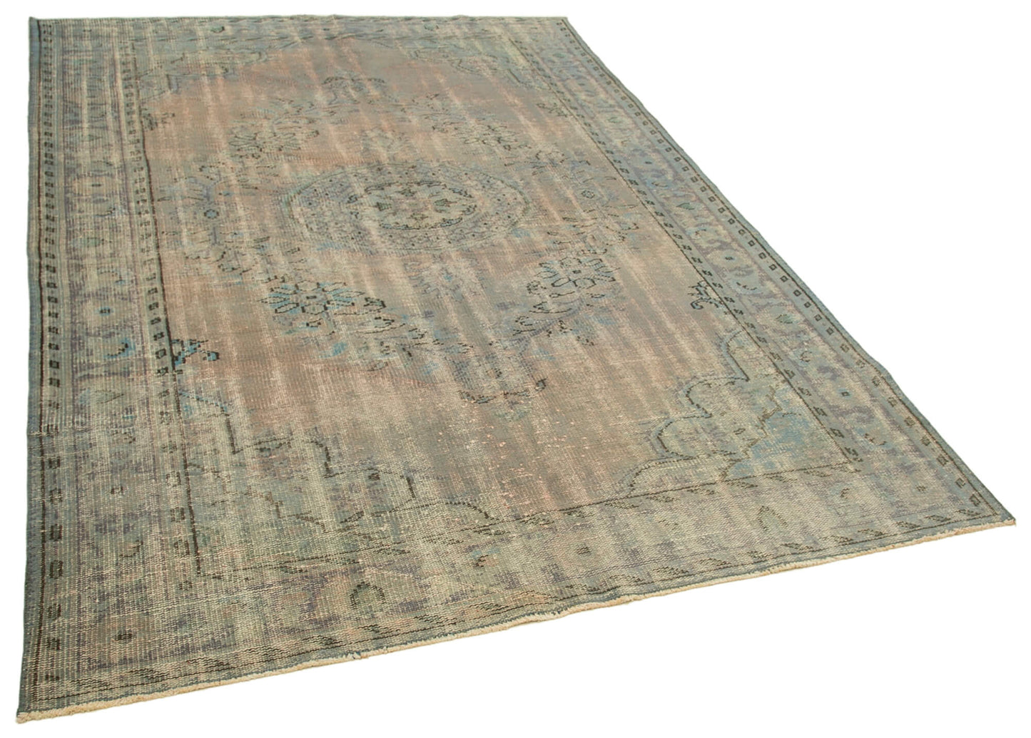 6x8 Blue Overdyed Rug - 30919