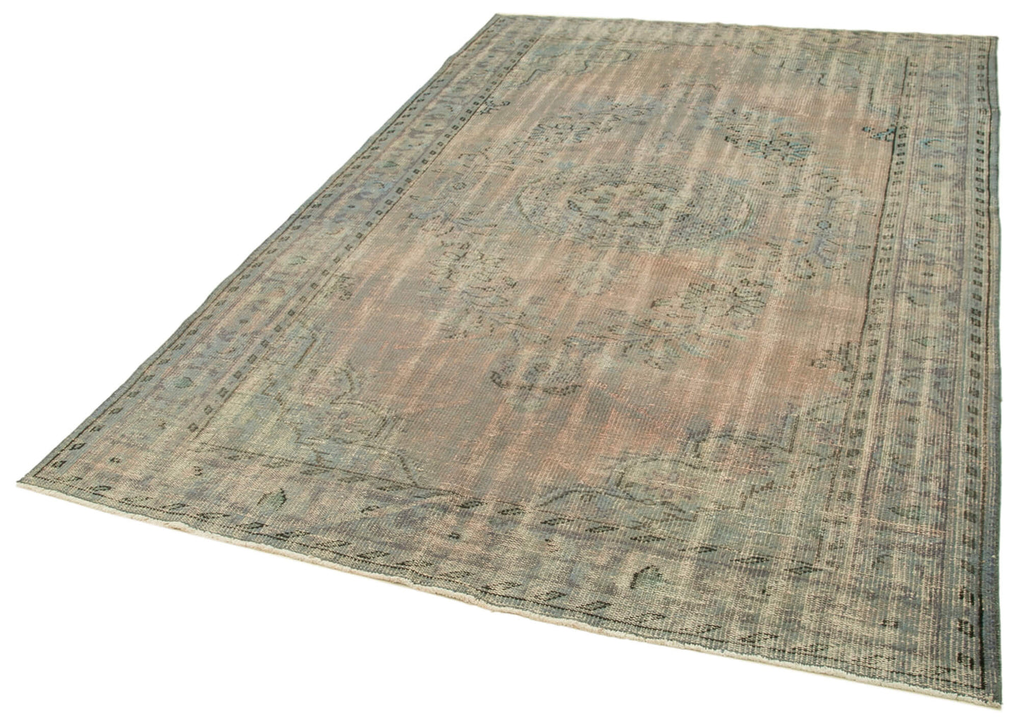 6x8 Blue Overdyed Rug - 30919