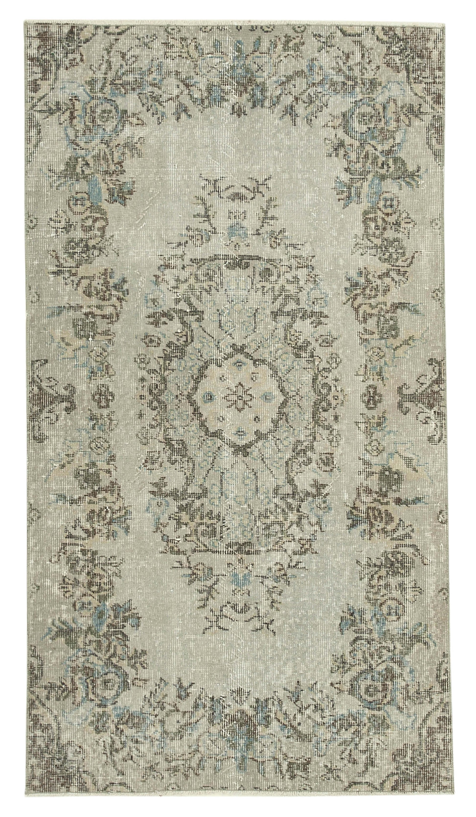 3x6 Grey Overdyed Rug - 31153