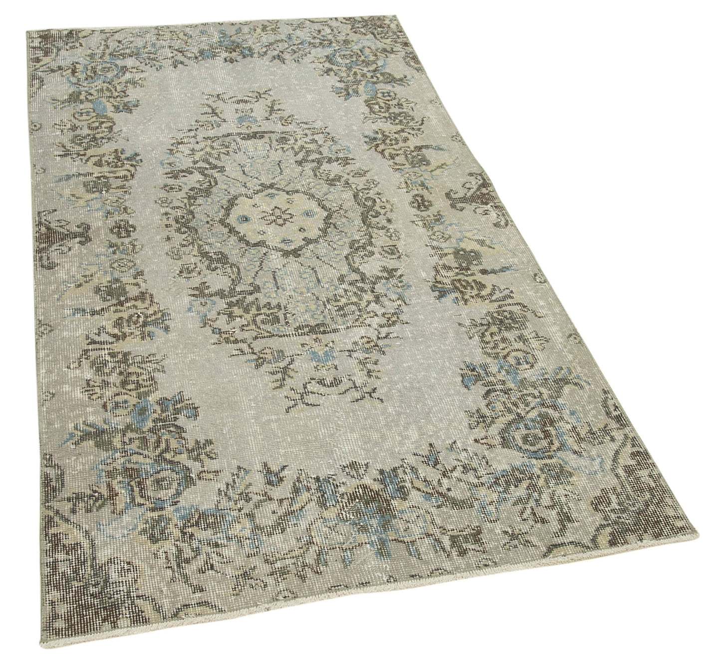 3x6 Grey Overdyed Rug - 31153