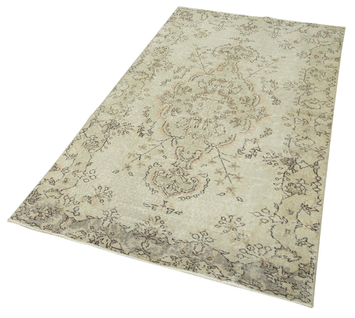 4x7 Beige Overdyed Rug - 31155