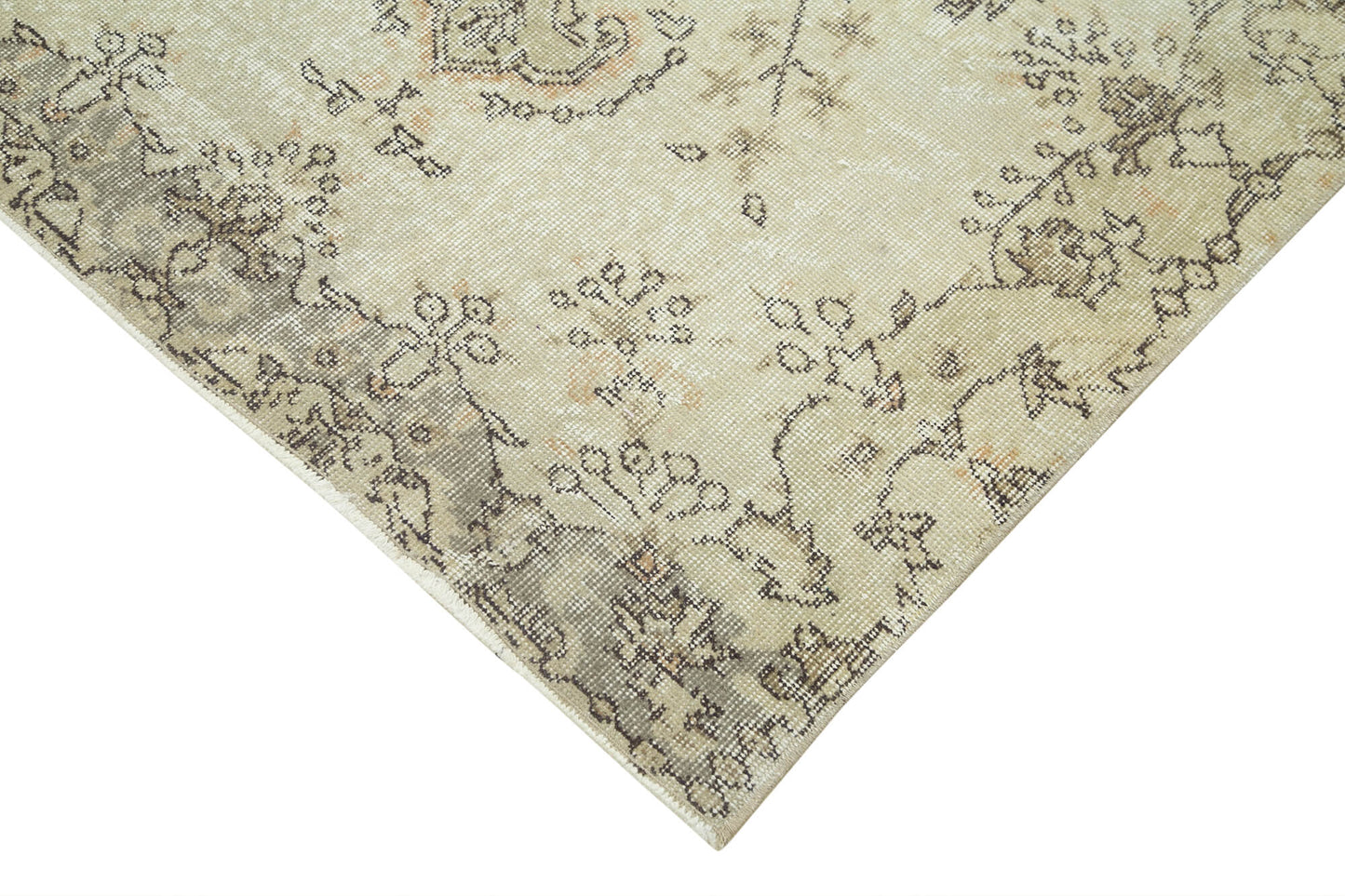 4x7 Beige Overdyed Rug - 31155