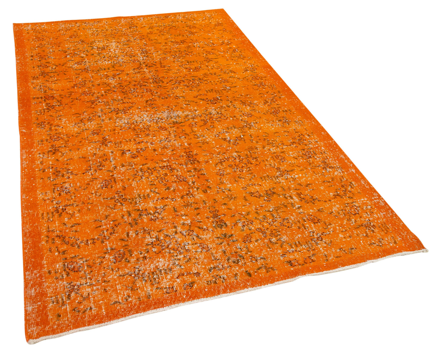 4x7 Orange Overdyed Rug - 31158