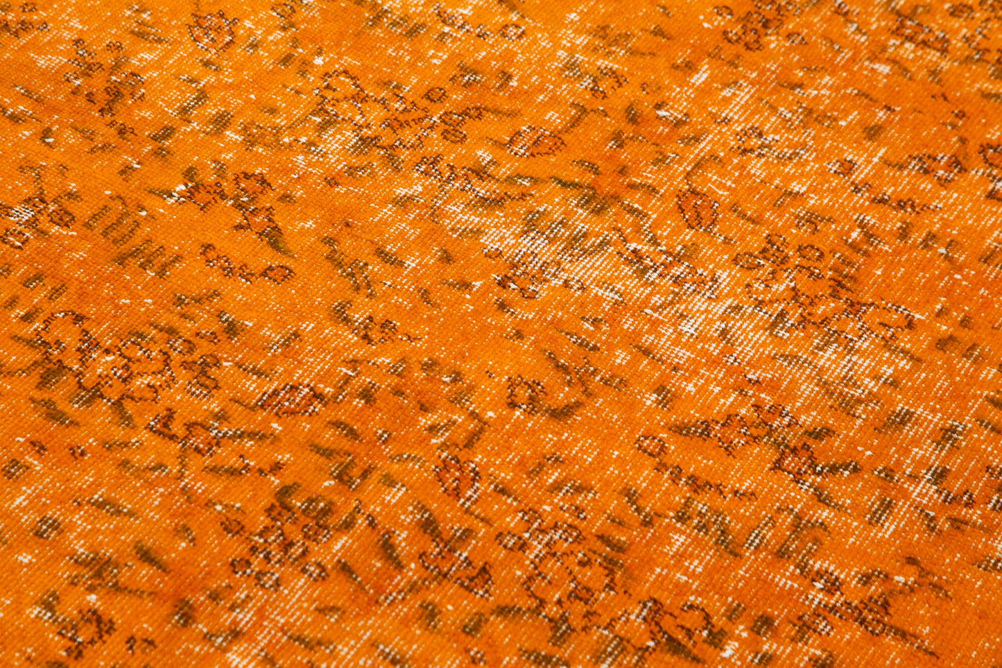 4x7 Orange Overdyed Rug - 31158