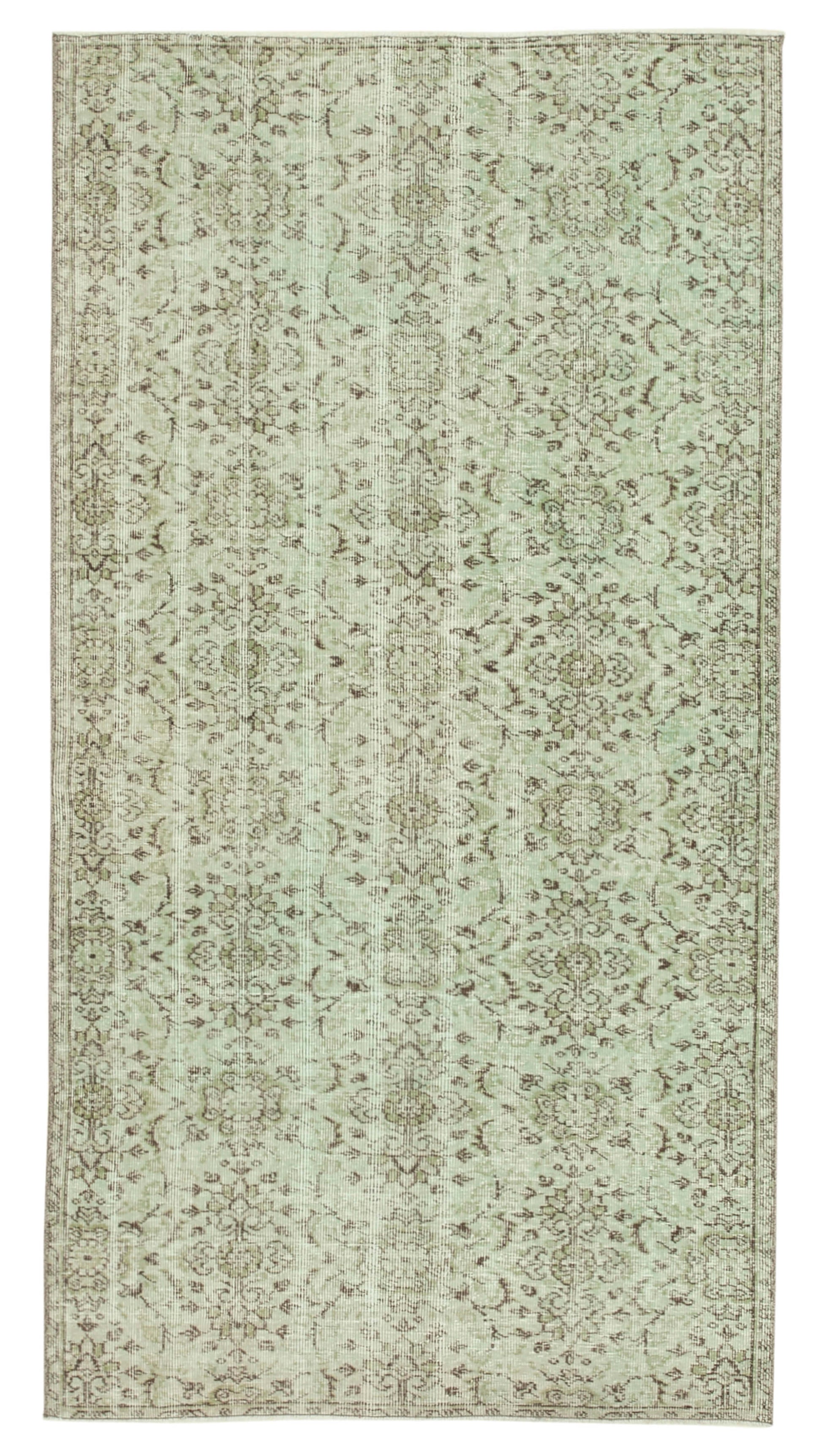 4x8 Green Overdyed Rug - 31159