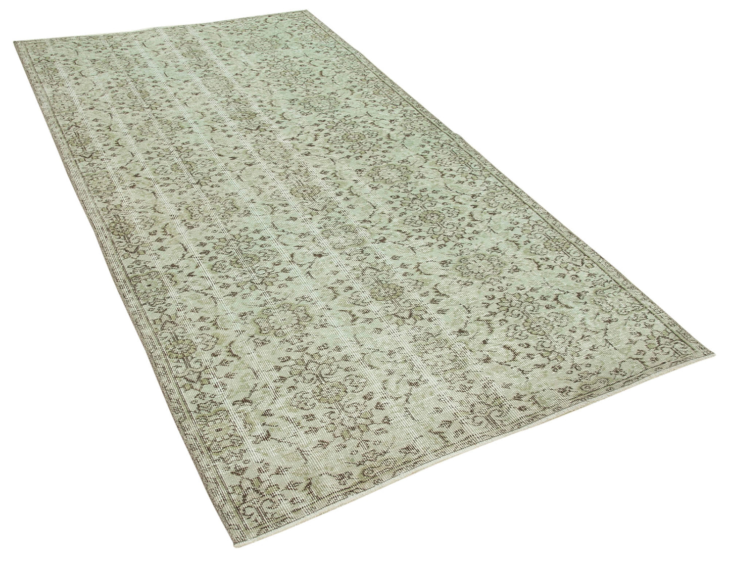 4x8 Green Overdyed Rug - 31159