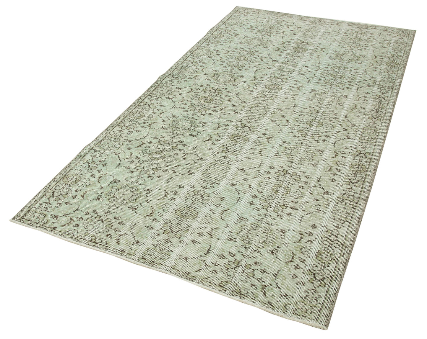 4x8 Green Overdyed Rug - 31159