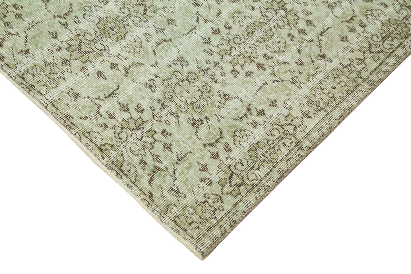 4x8 Green Overdyed Rug - 31159