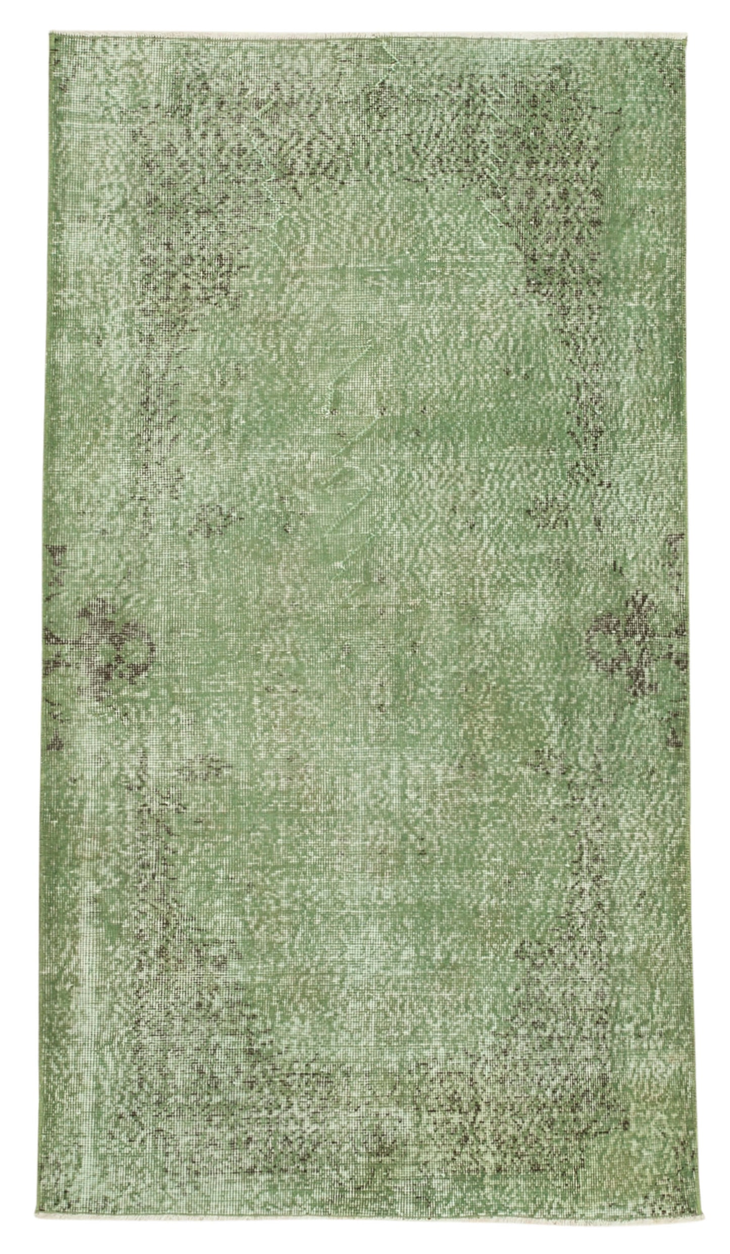 3x7 Green Overdyed Rug - 31160