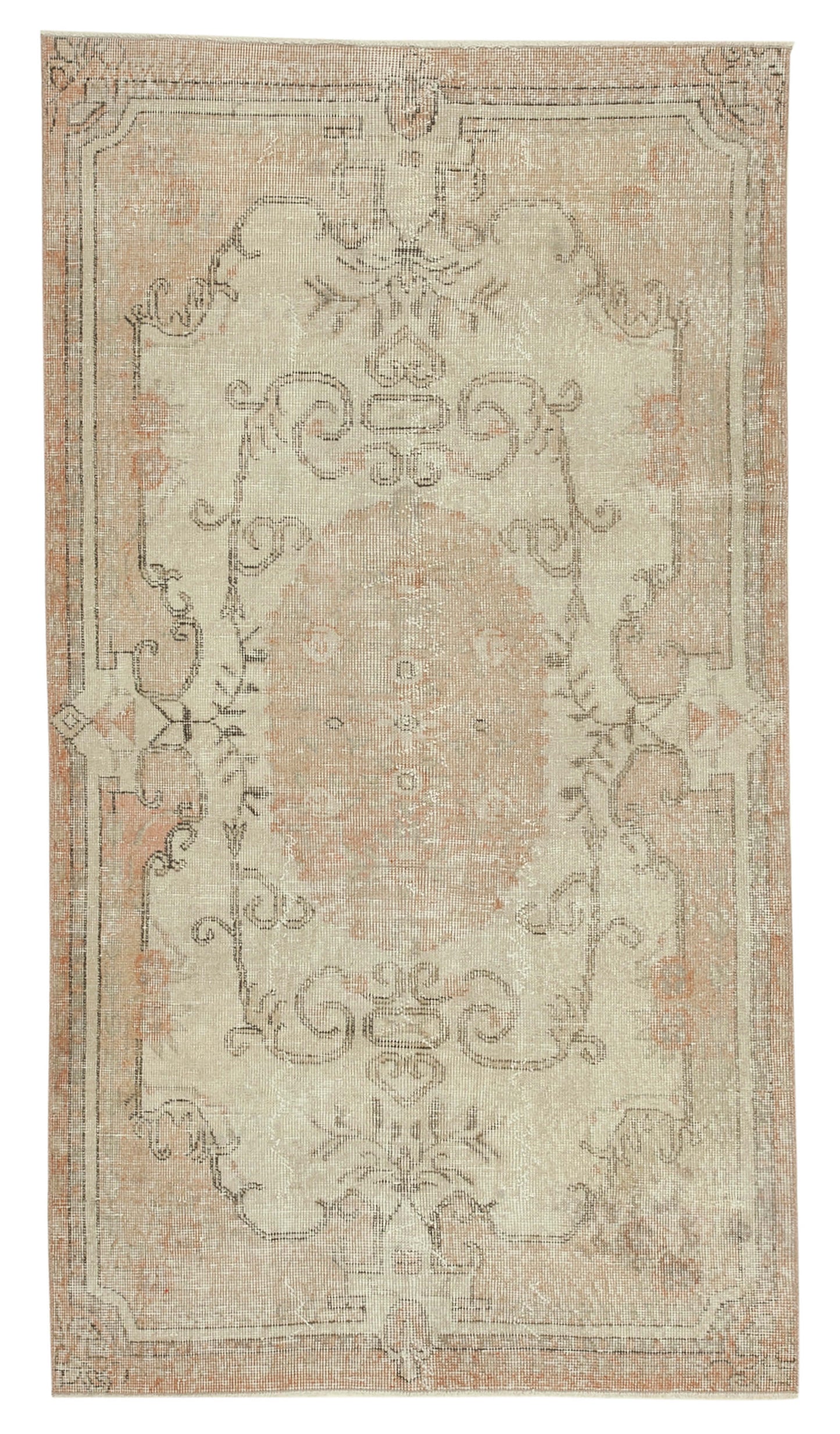 4x7 Beige Overdyed Rug - 31163