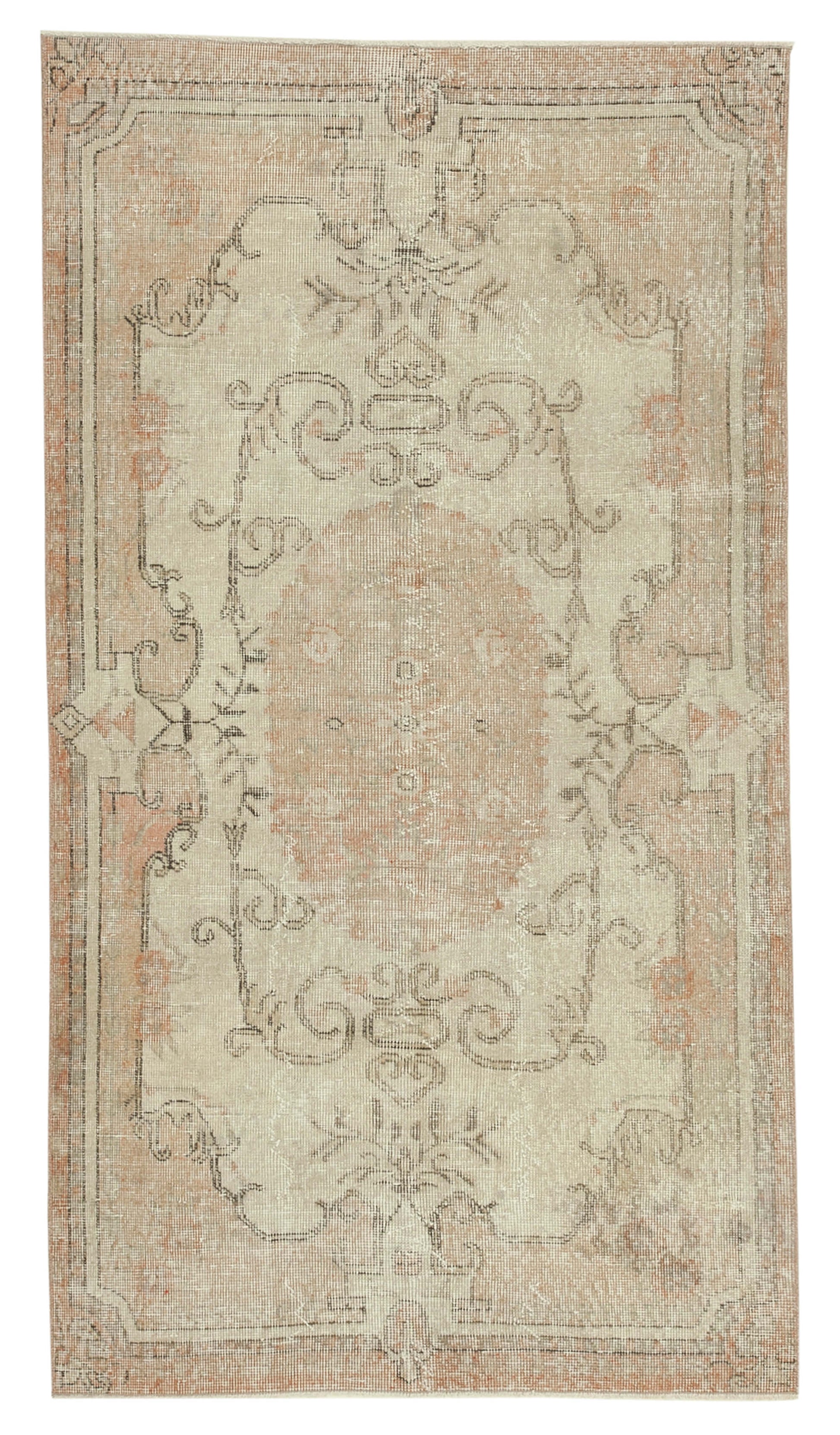 4x7 Beige Overdyed Rug - 31163