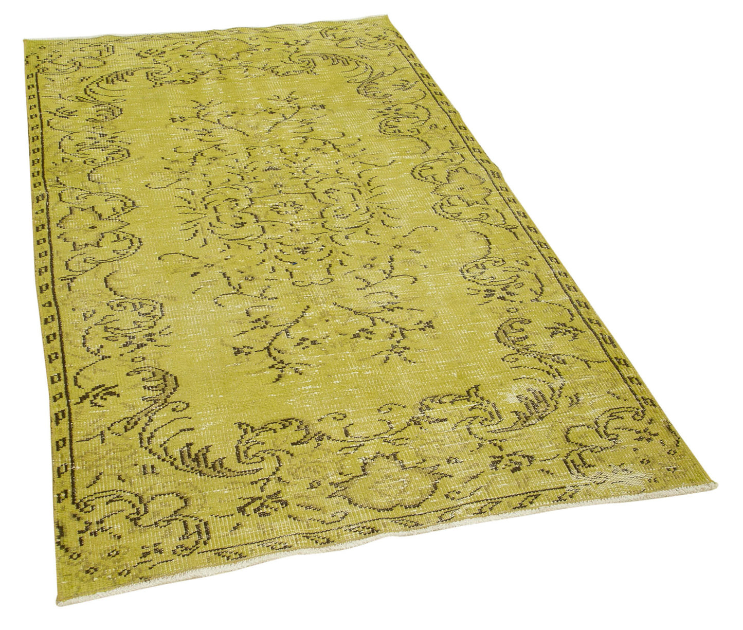 4x6 Yellow Overdyed Rug - 31164