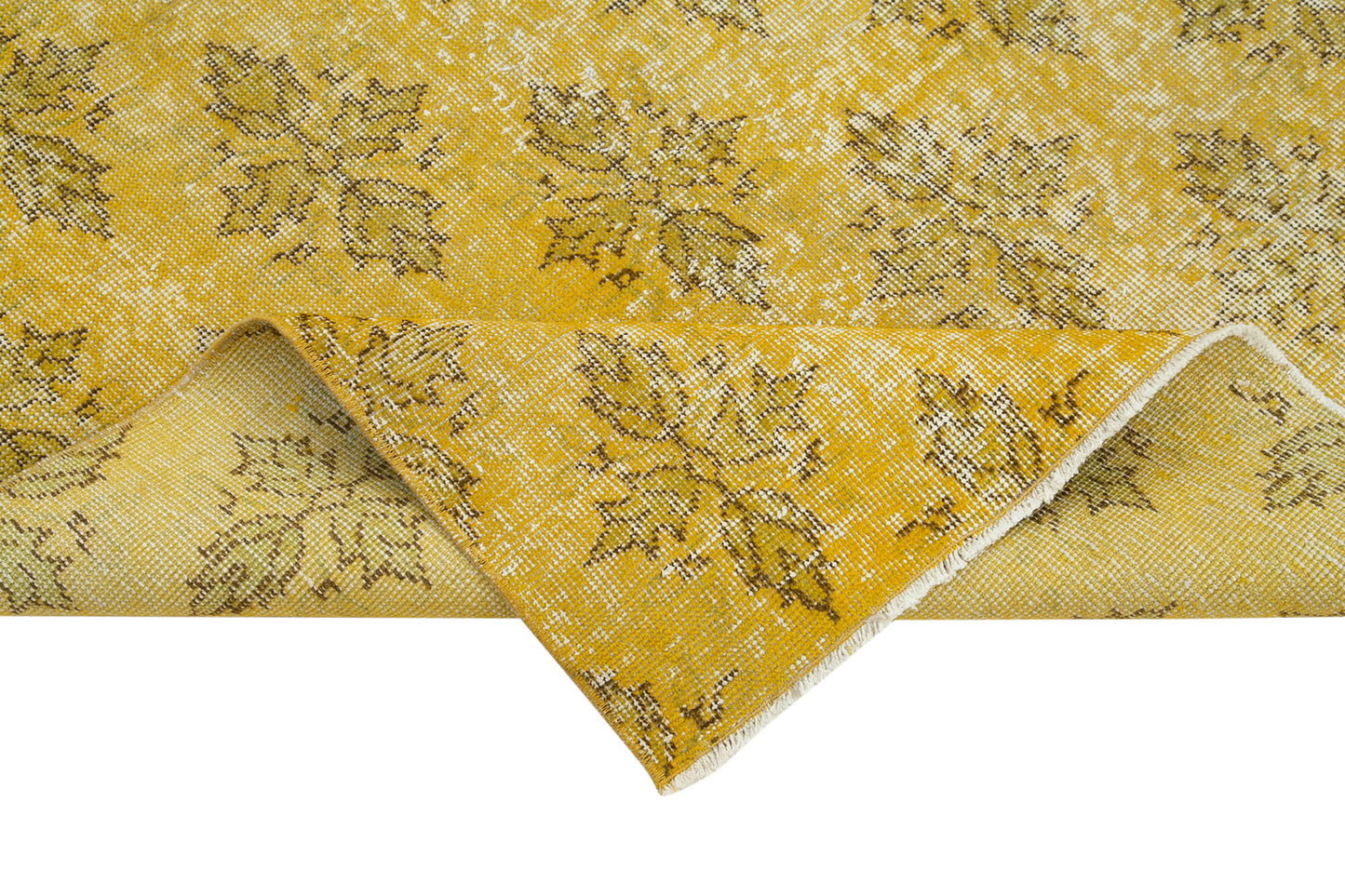 4x6 Yellow Overdyed Rug - 31171