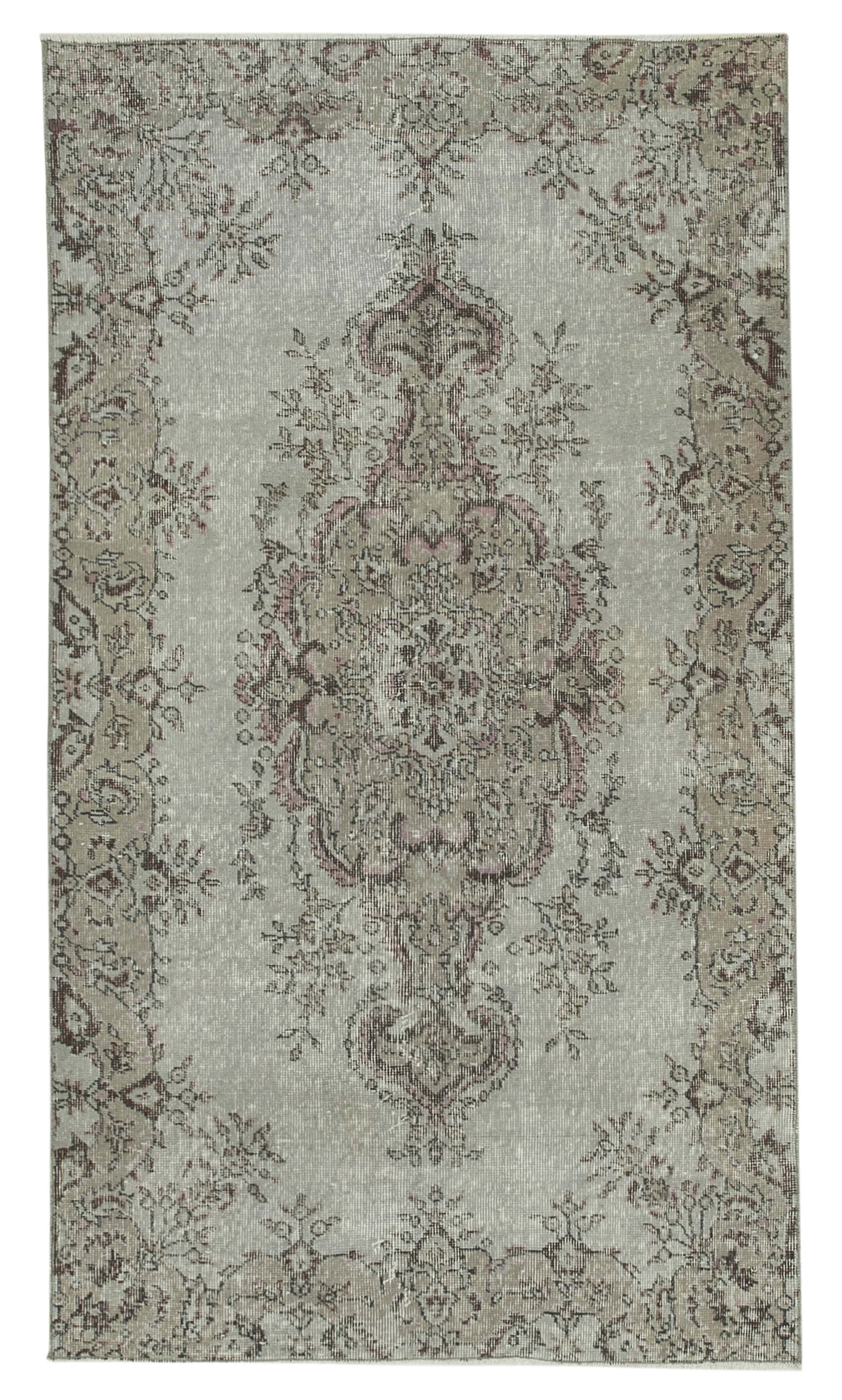 4x7 Grey Overdyed Rug - 31172