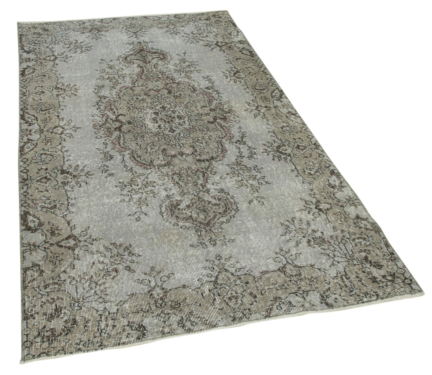 4x7 Grey Overdyed Rug - 31172