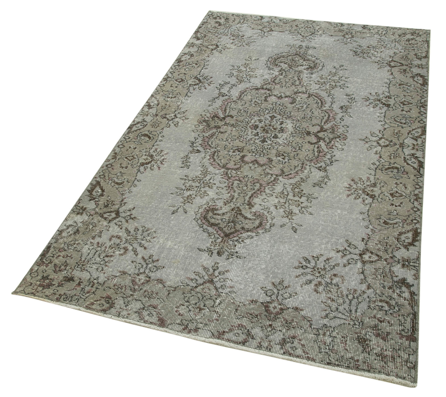 4x7 Grey Overdyed Rug - 31172